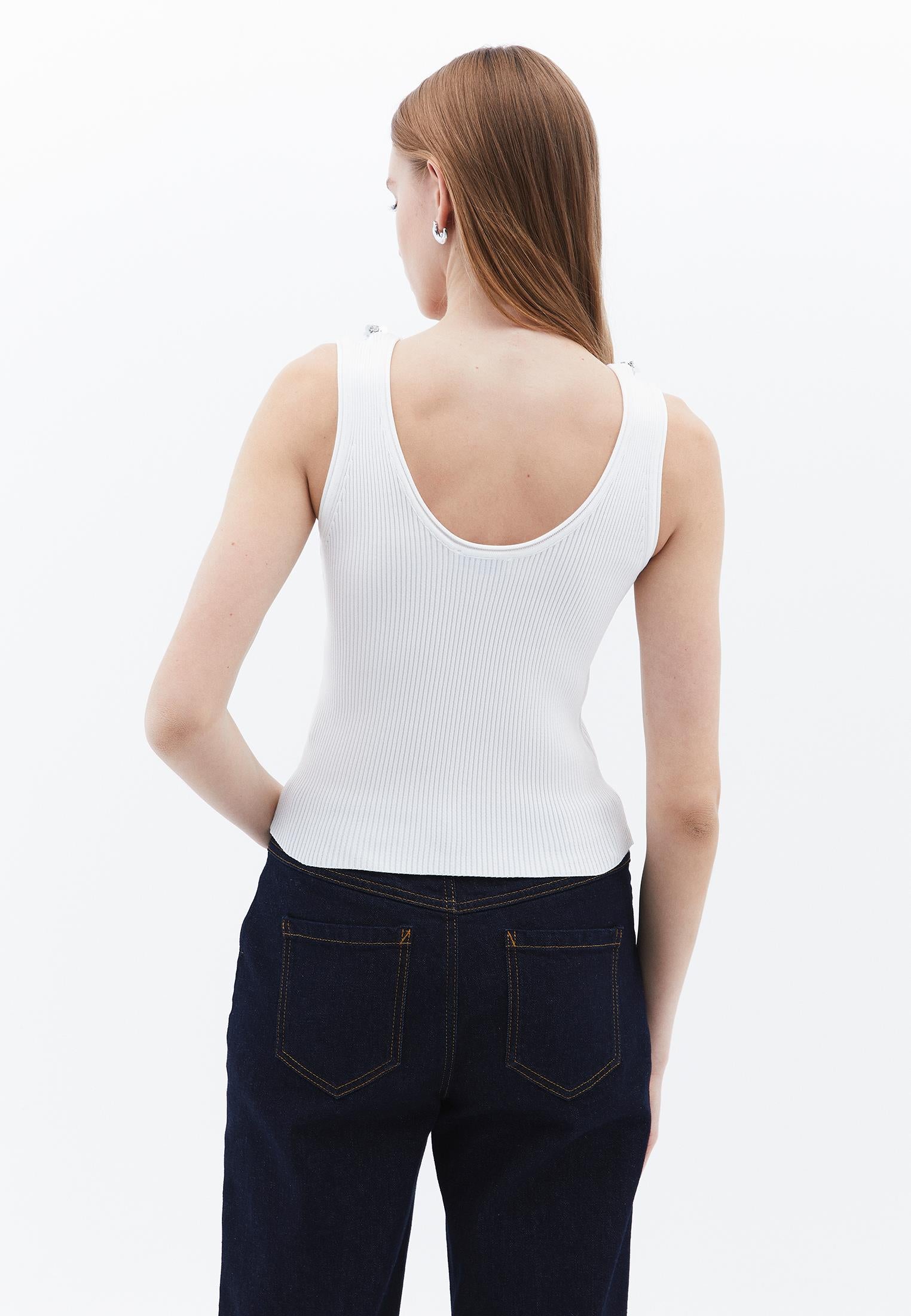 Ribbed Tank - ICE MILK