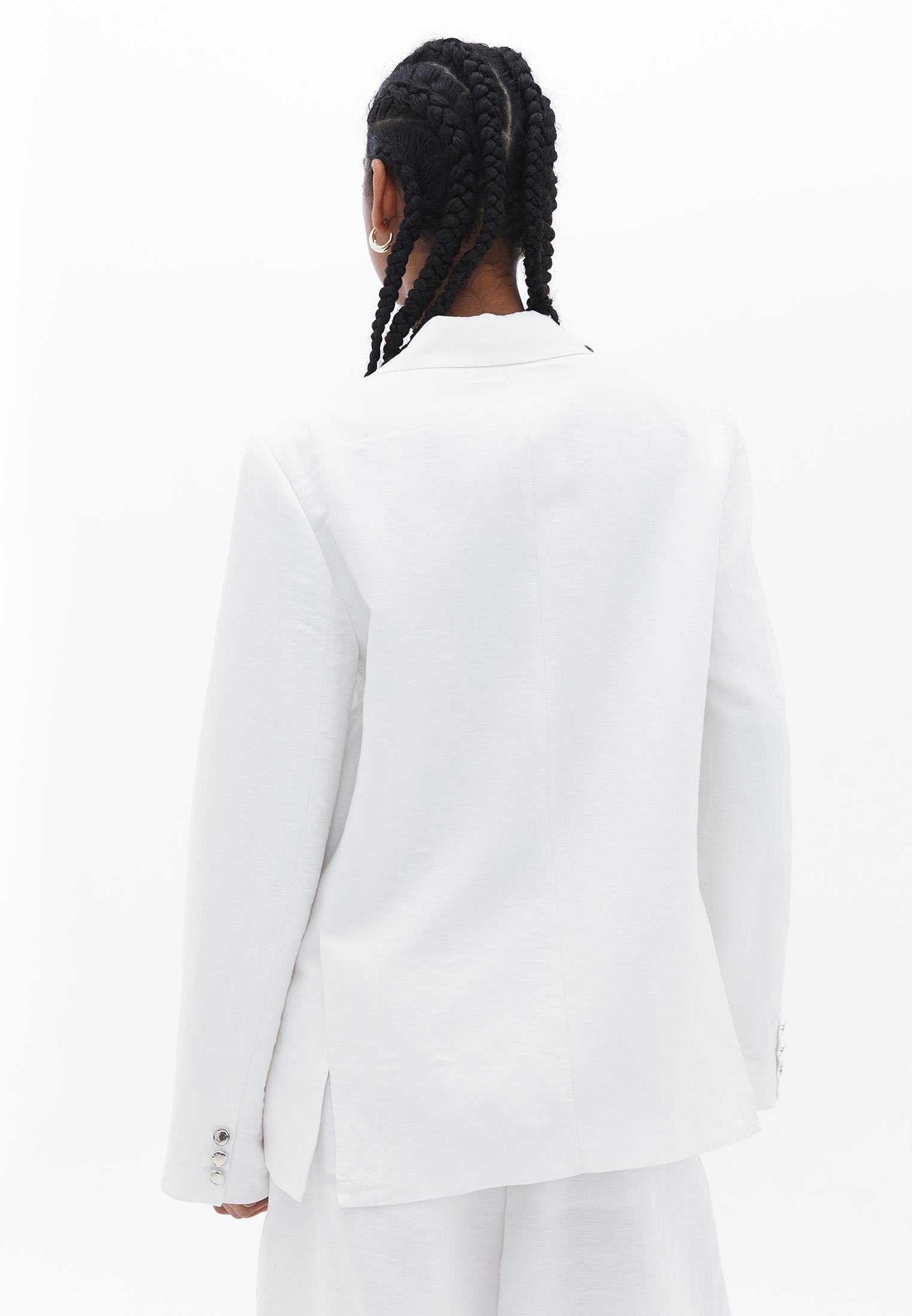Oversize Blazer Jacket - ICE MILK