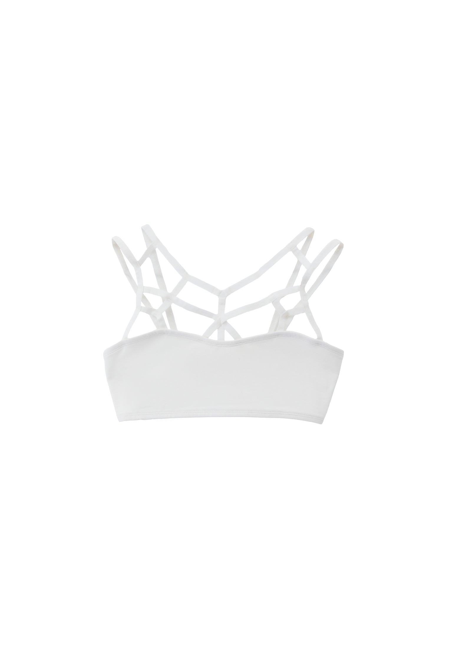 Sweetheart Neck Piped Women's Bustier - ICE MILK