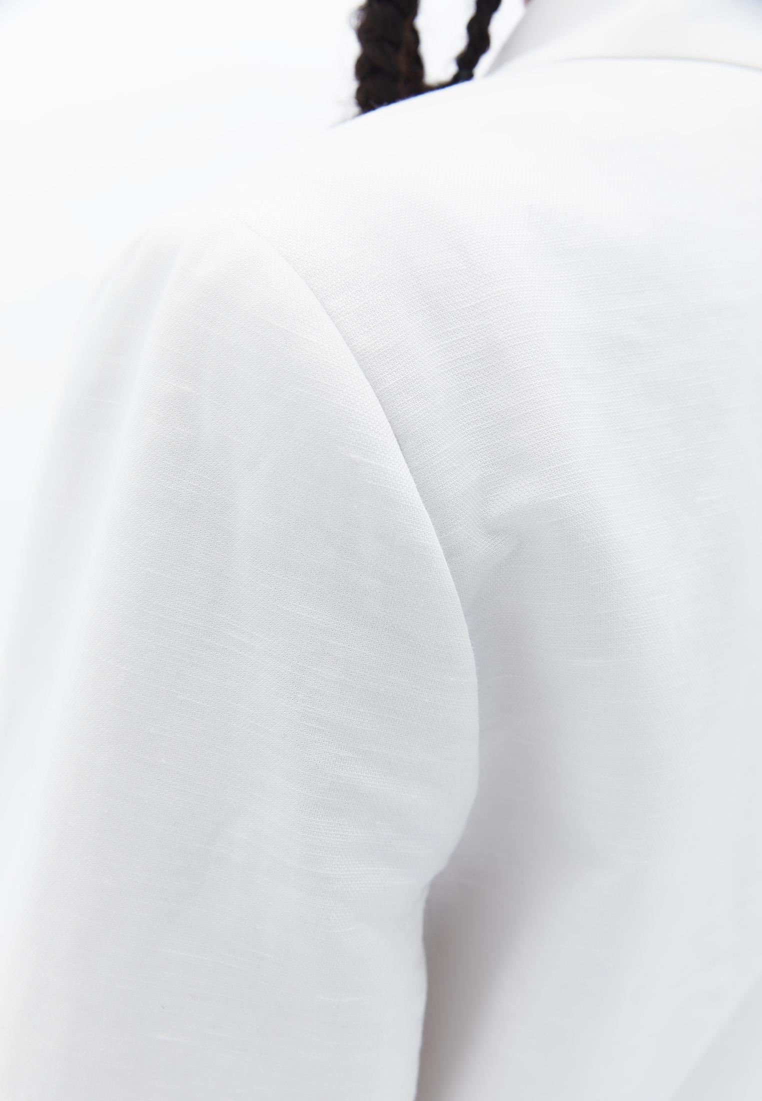Oversize Blazer Jacket - ICE MILK
