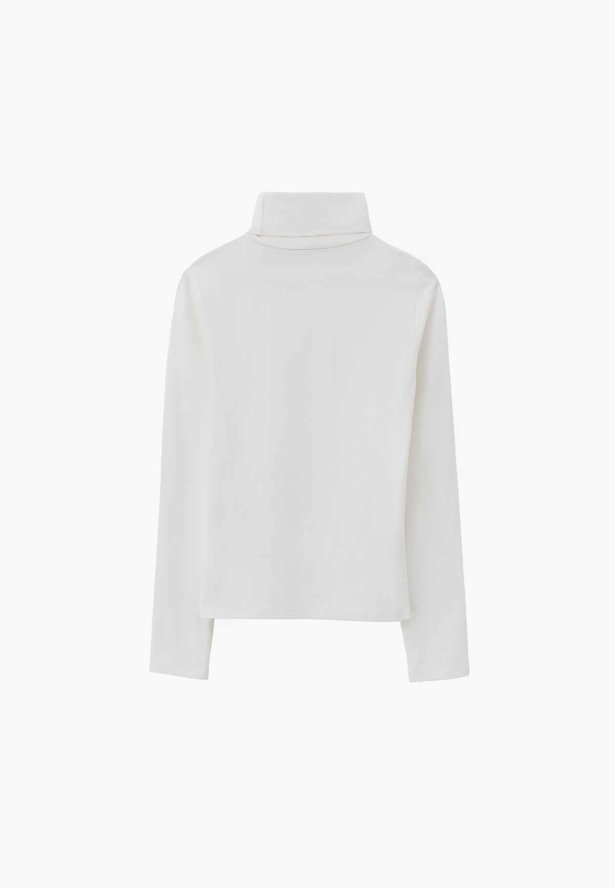 Turtleneck Long Sleeve Bodycon Top - ICE MILK