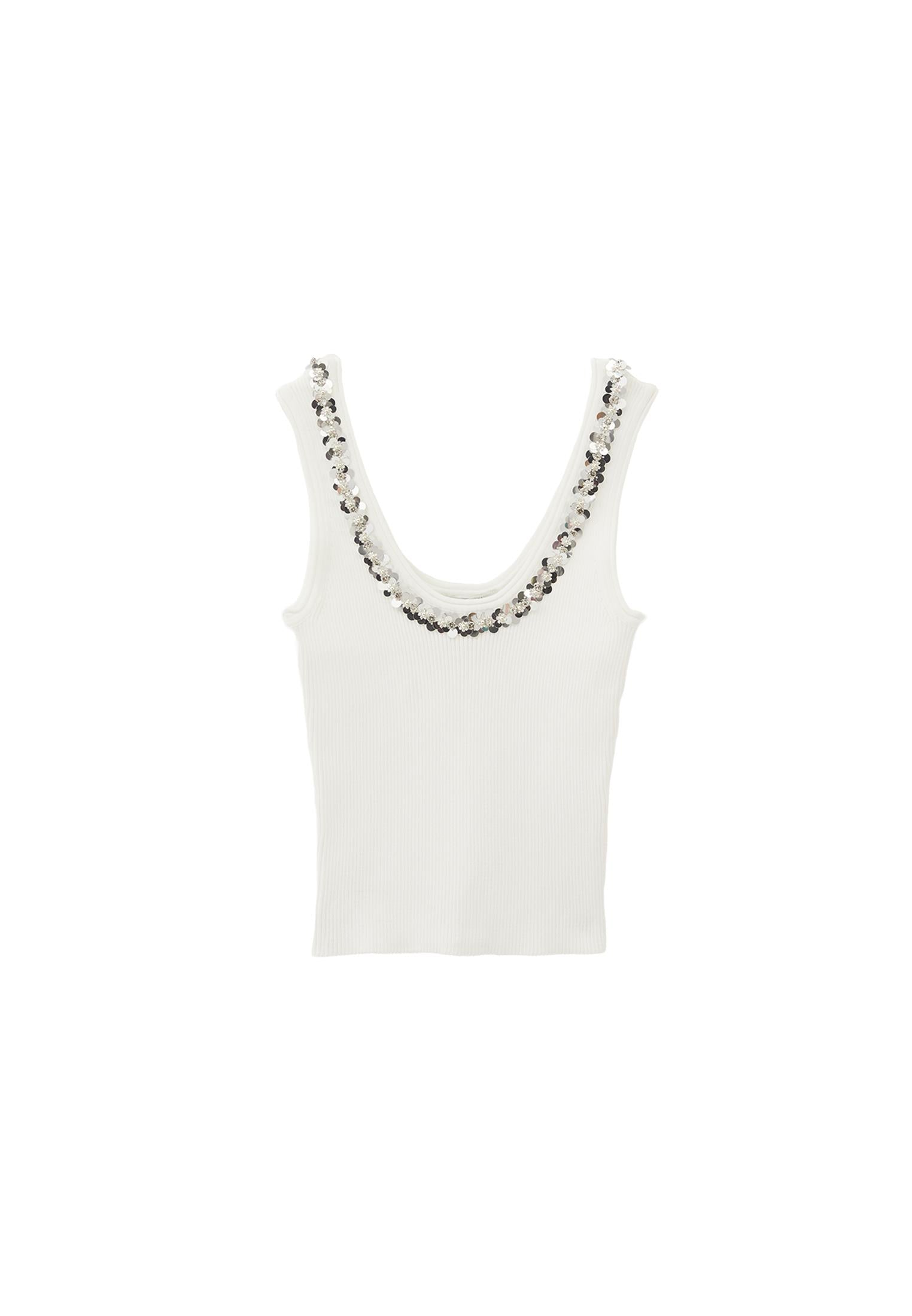 Ribbed Tank - ICE MILK
