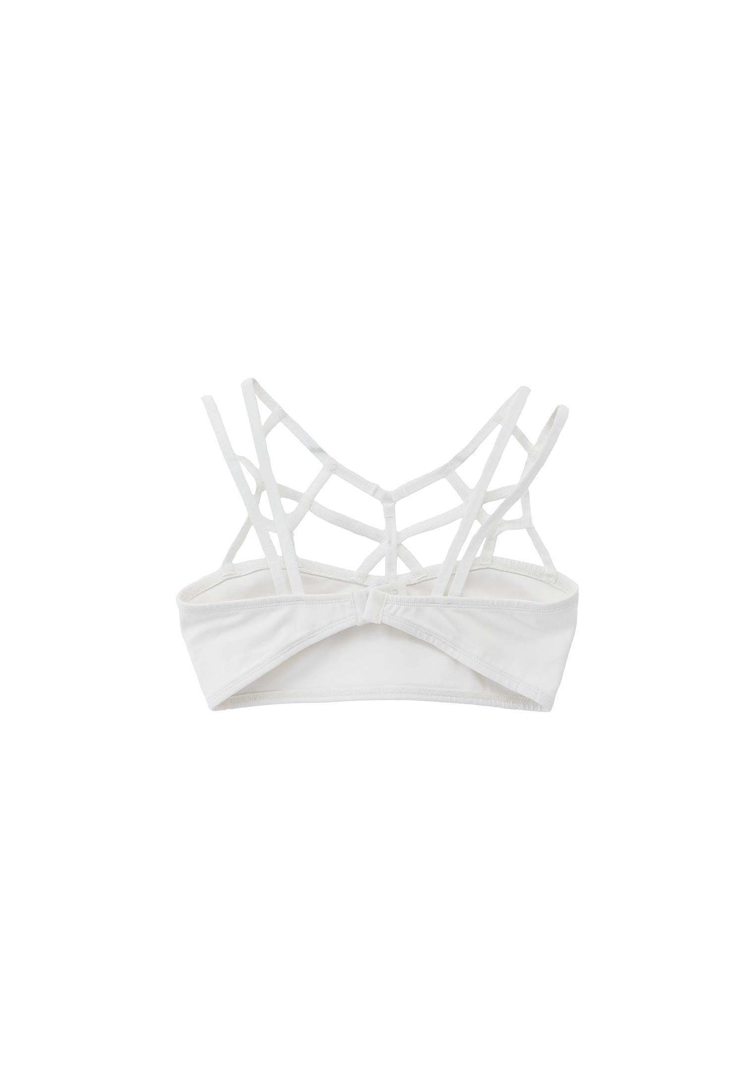 Sweetheart Neck Piped Women's Bustier - ICE MILK