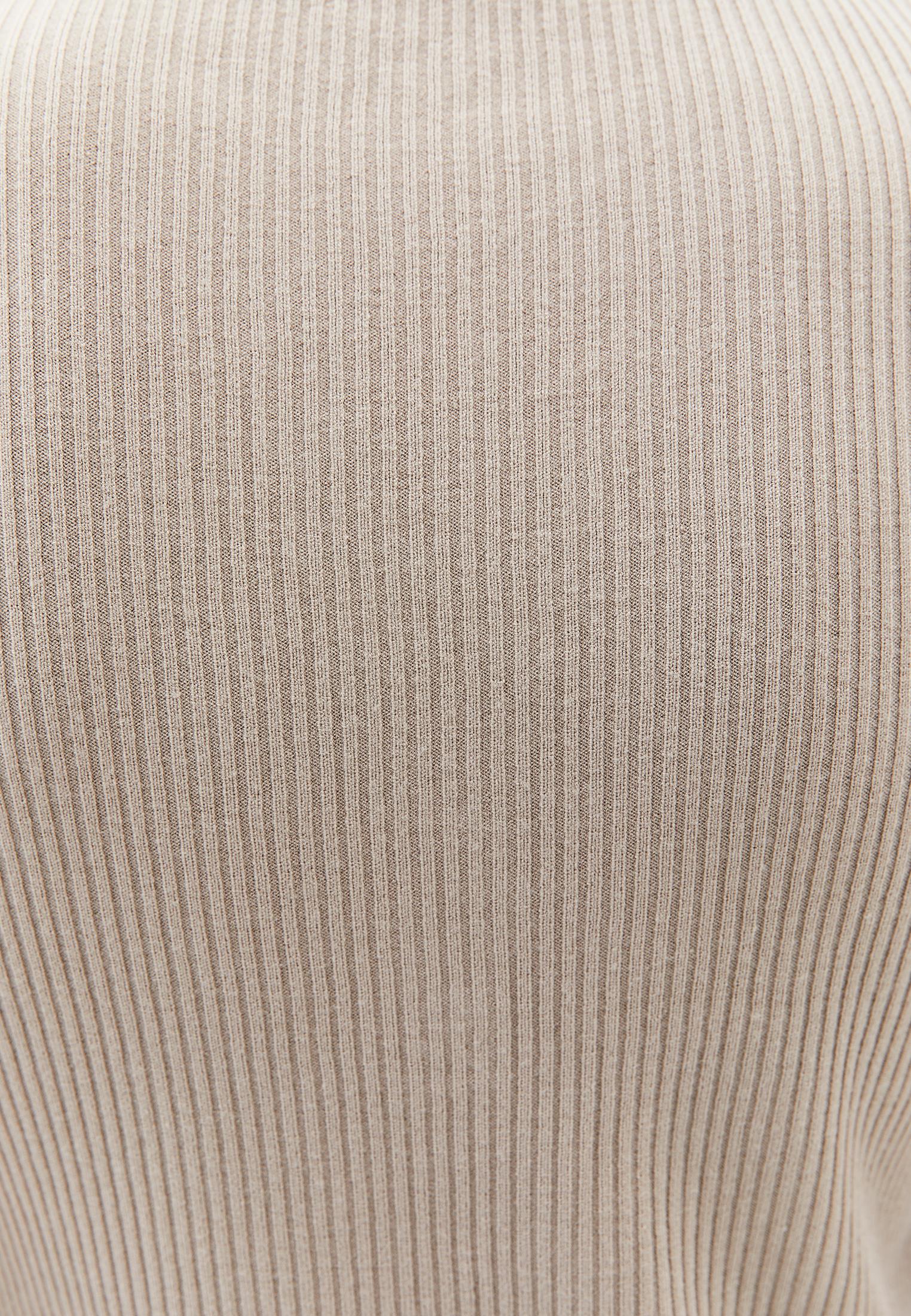Comfortable Crew Neck T-Shirt - FEATHER GRAY / ICE MILK