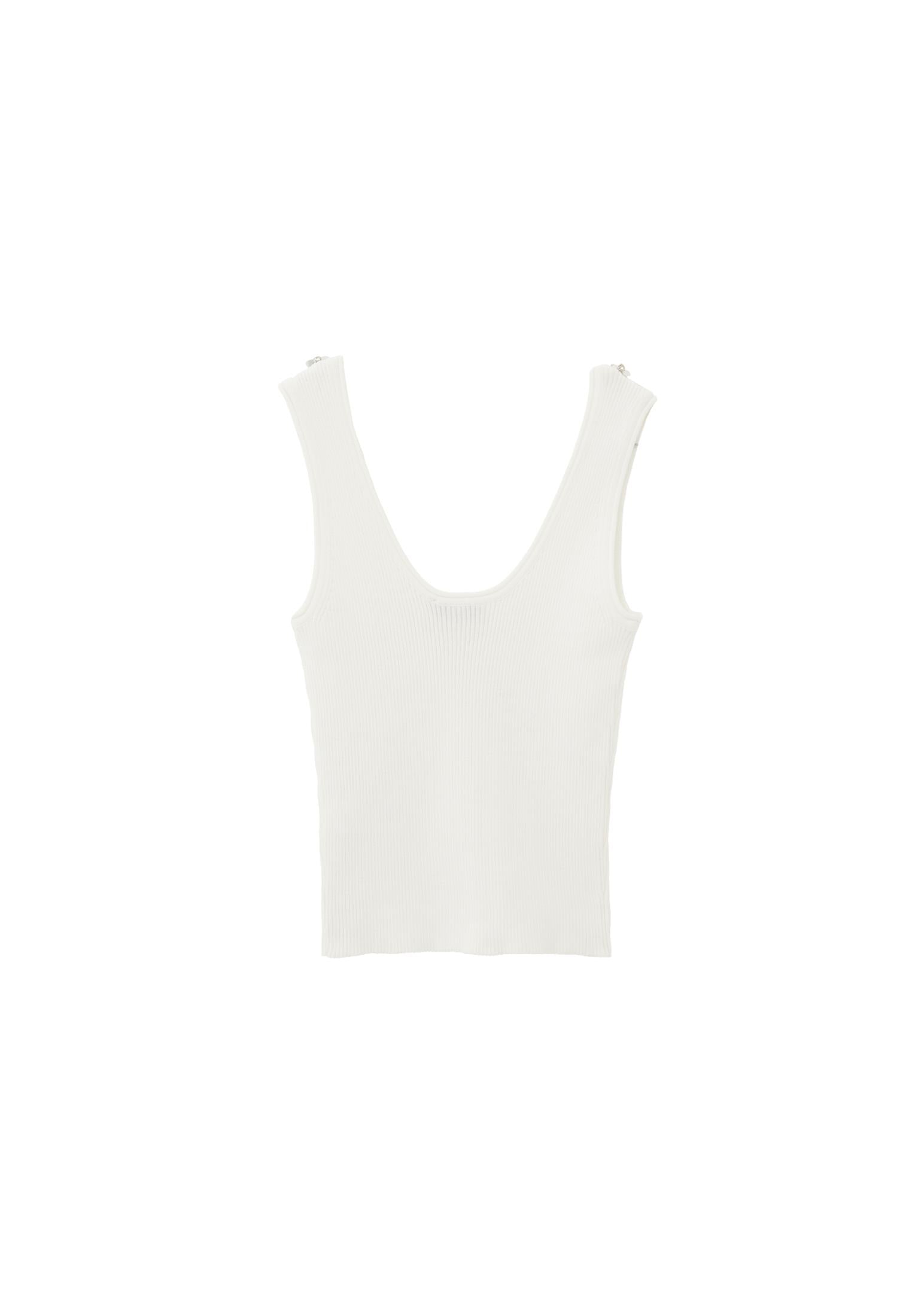 Ribbed Tank - ICE MILK