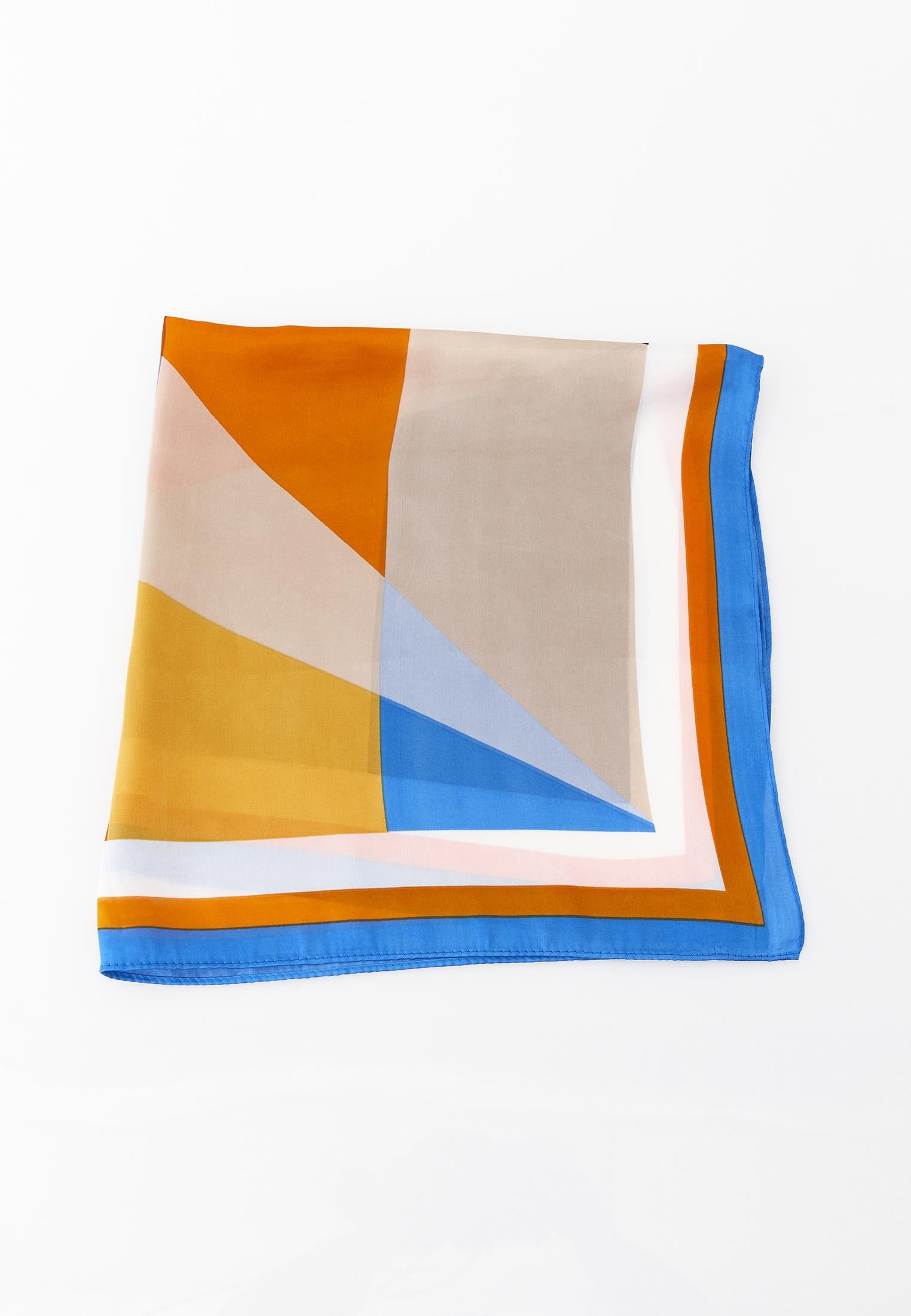 Scarf For Daily Outfit Elegance - INDIGO BUNTING