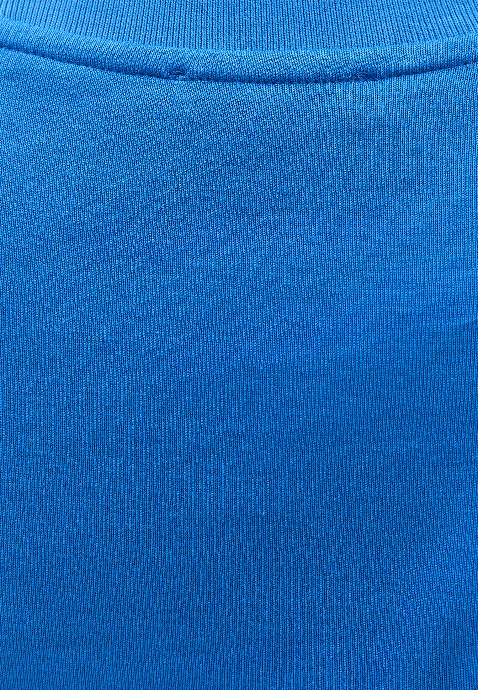 Crew Neck Short Sleeve T-Shirt - INDIGO BUNTING