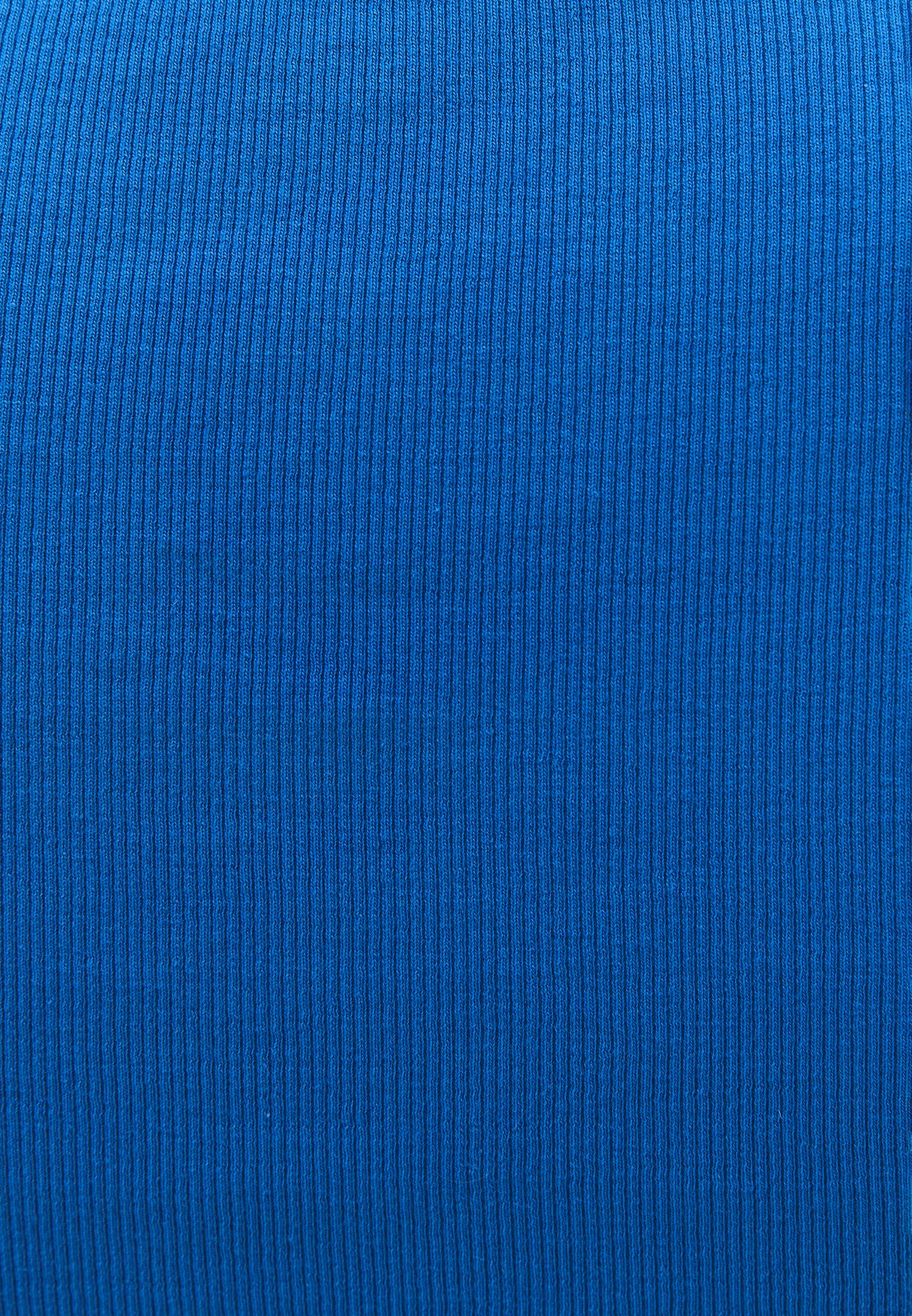 Square Neck Bodycon Tank Top - INDIGO BUNTING