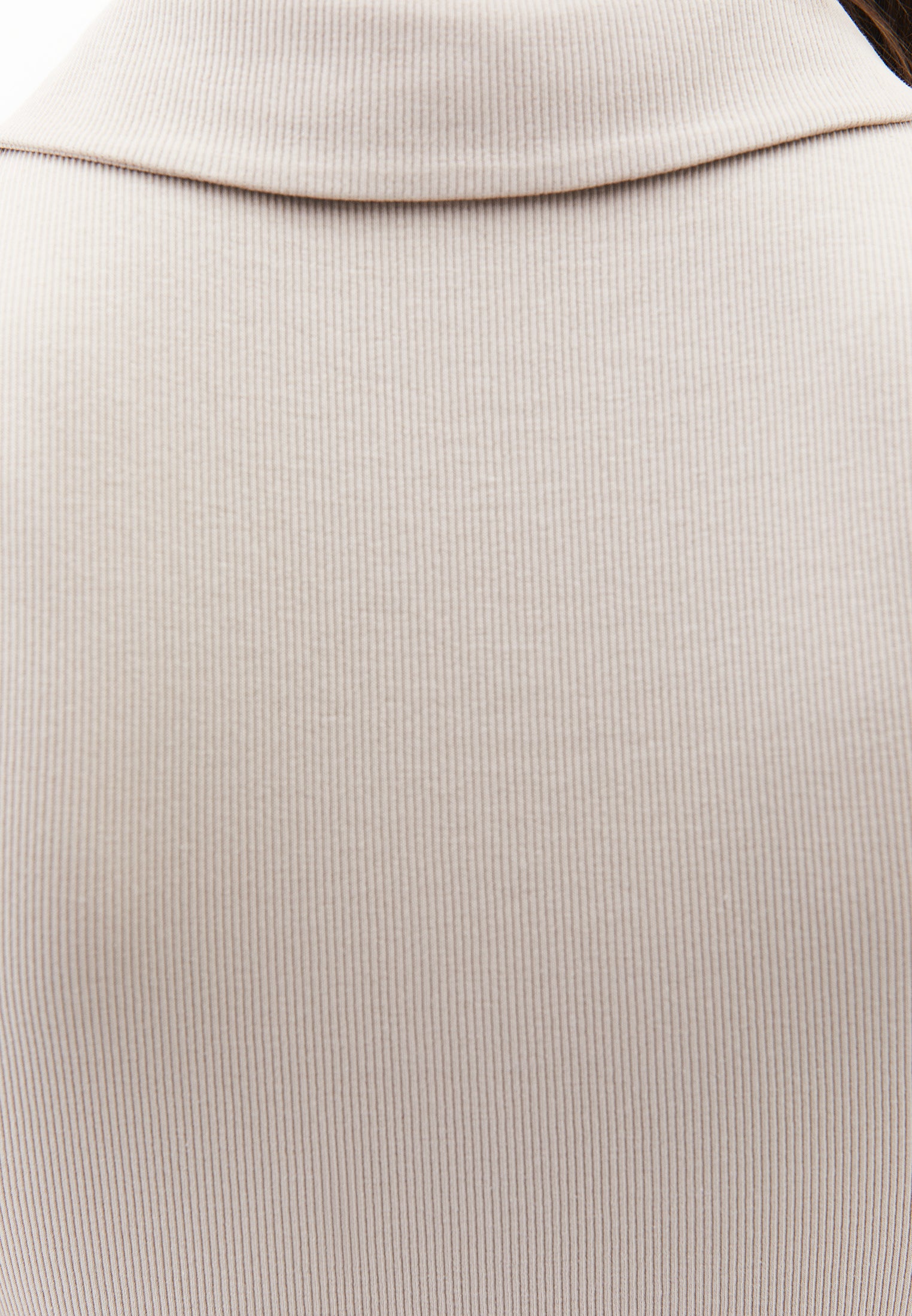 Polo Neck Tank Top - ISLAND FOSSIL