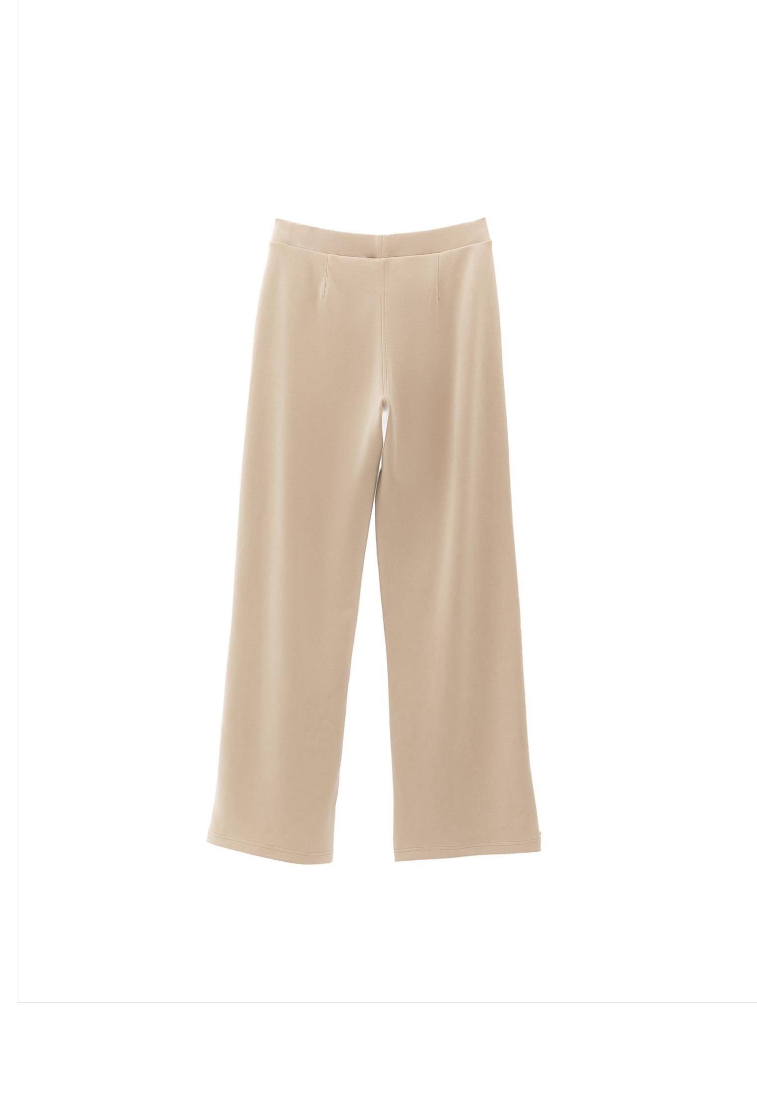 High Waist Straight Leg Pants - ISLAND FOSSIL