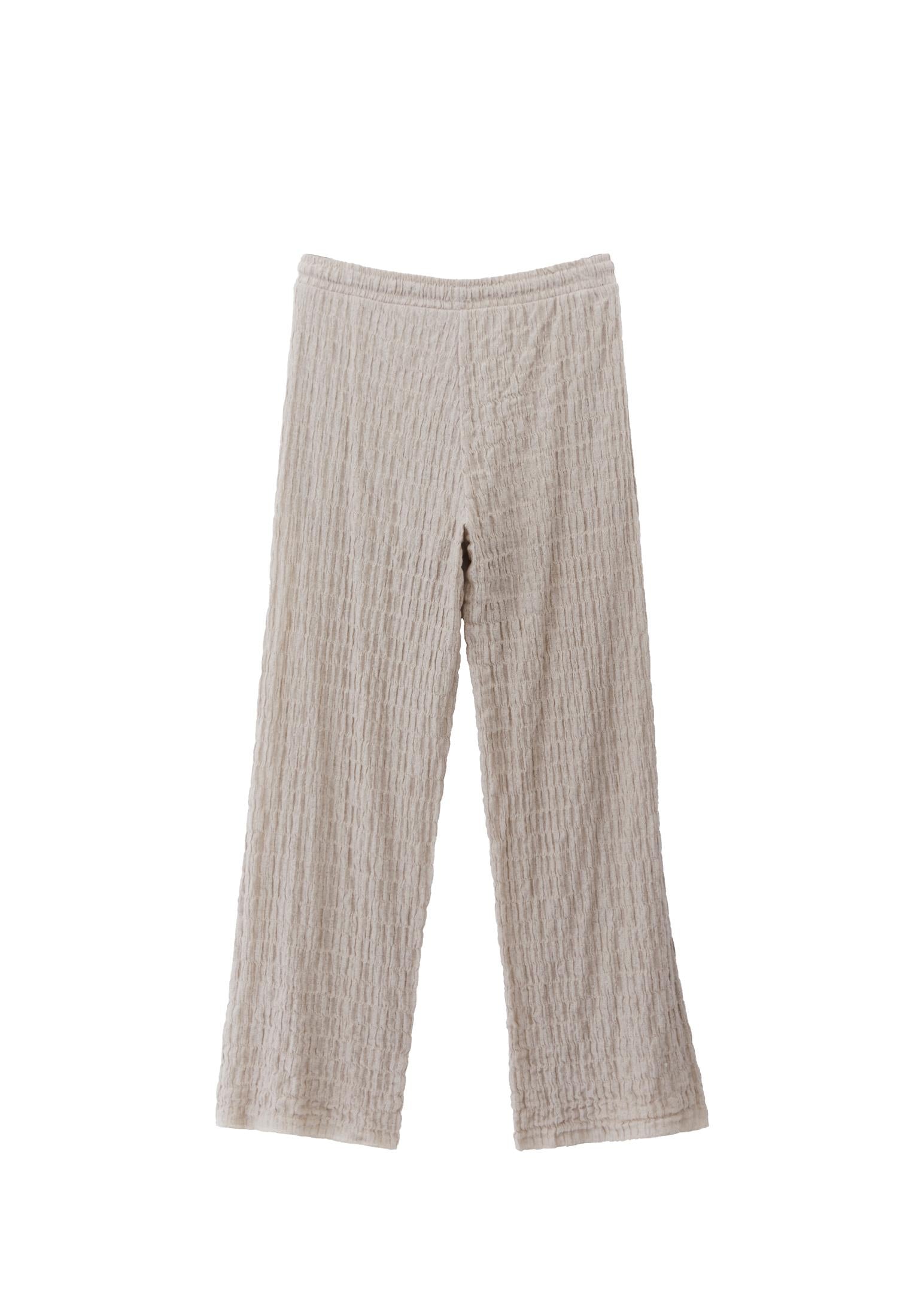 Wide Leg Cotton Pants - ISLAND FOSSIL