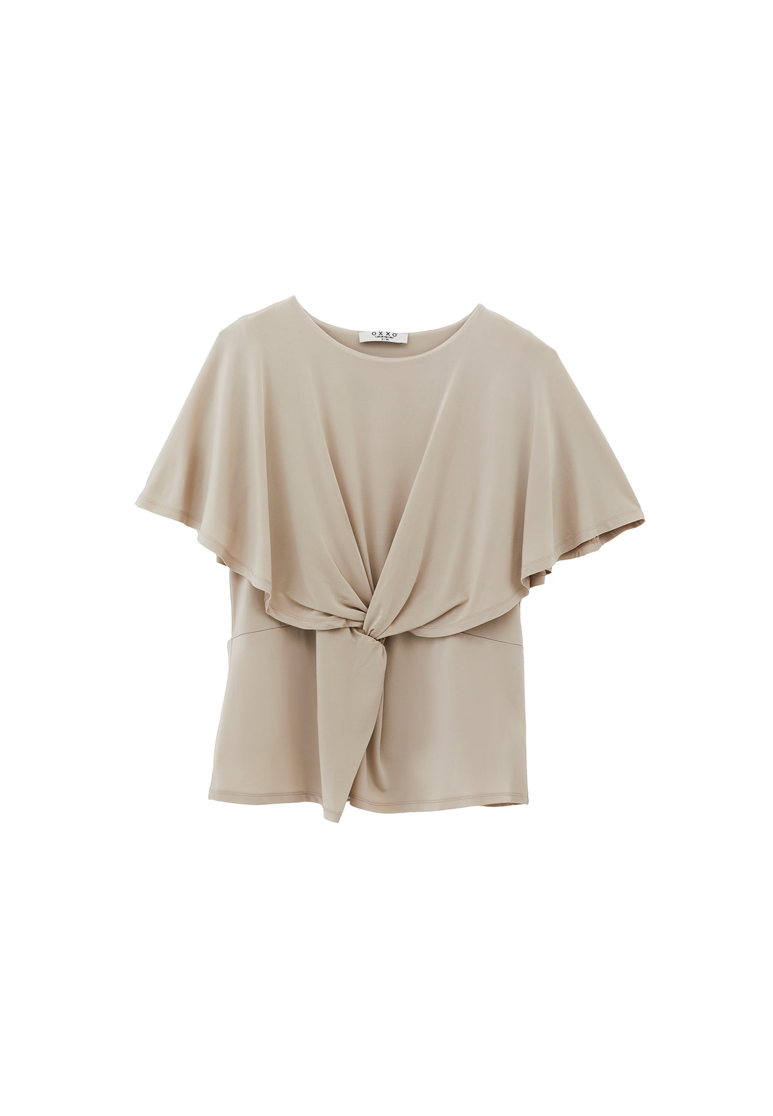 Sleeveless Crew Neck Blouse - ISLAND FOSSIL