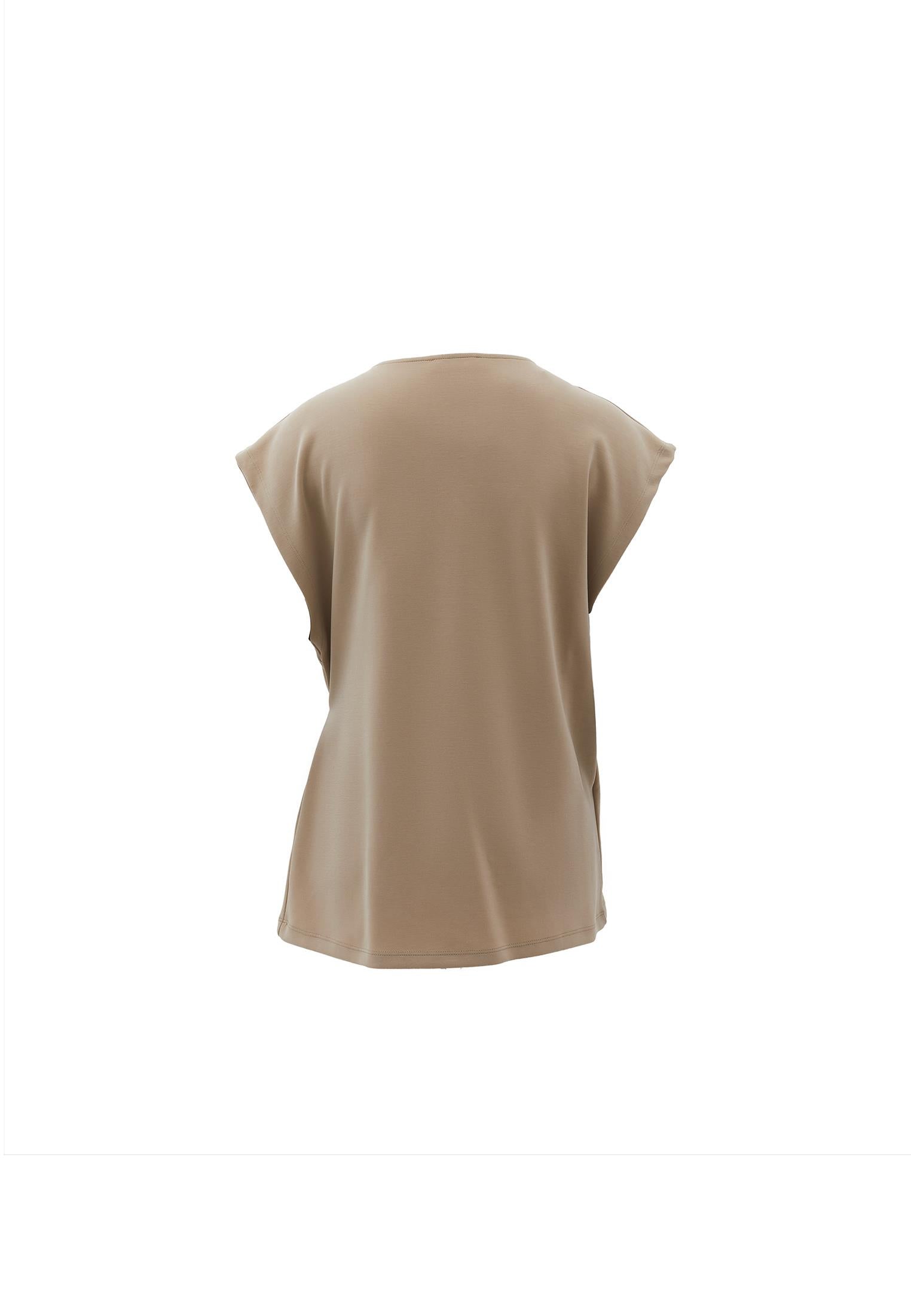 Wrap Neck Tunic Cardigan - ISLAND FOSSIL
