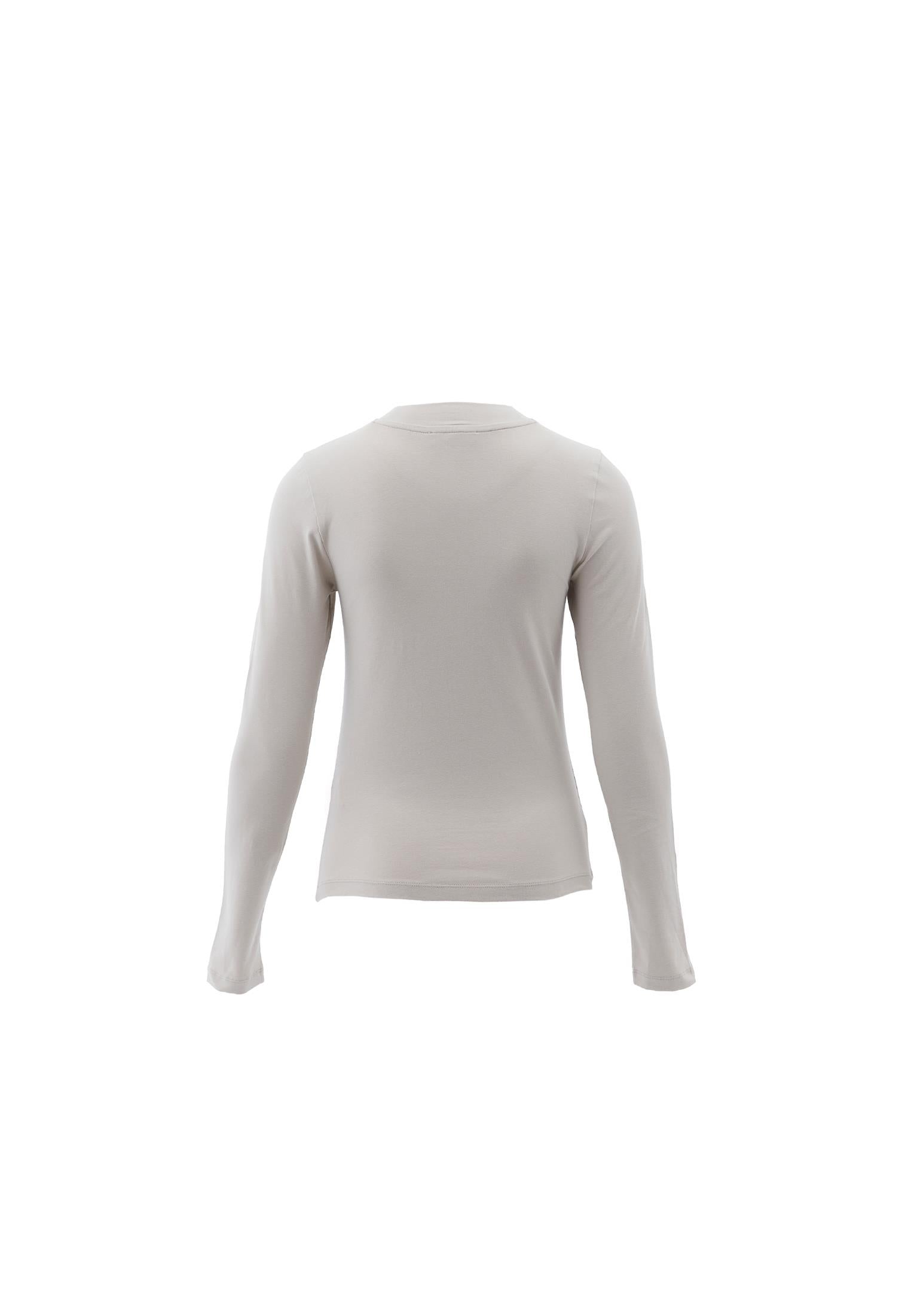 High Neck Long Sleeve T-Shirt - ISLAND FOSSIL