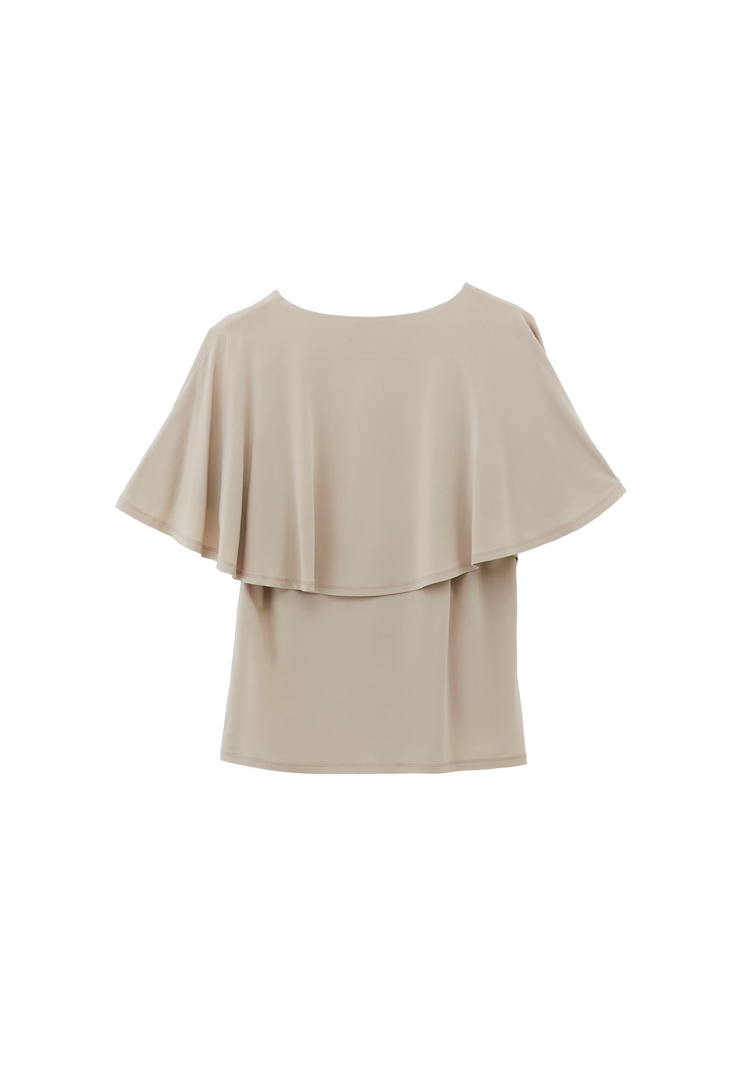 Sleeveless Crew Neck Blouse - ISLAND FOSSIL
