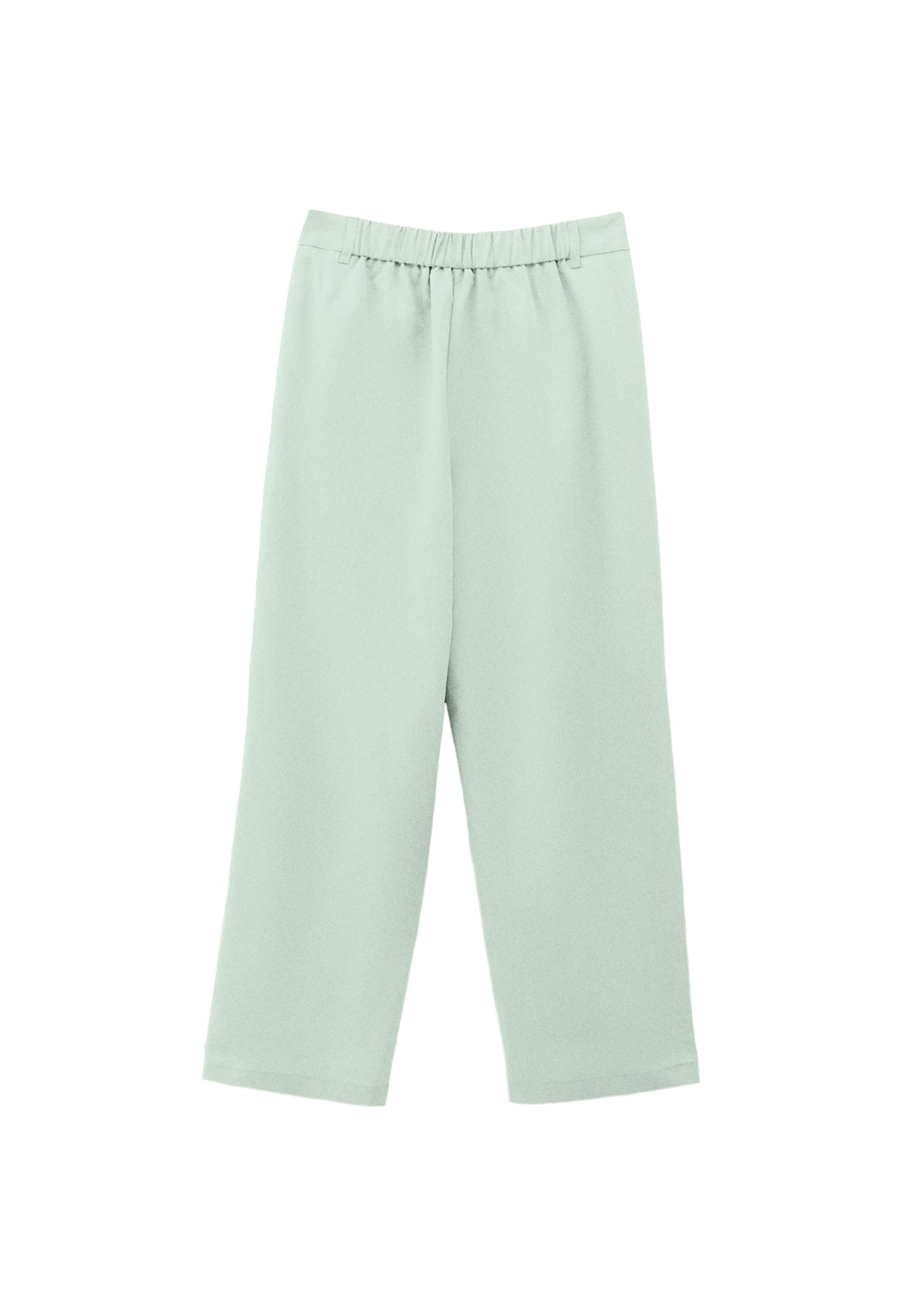 Pleated Straight Leg Pants - LAUREL GREEN