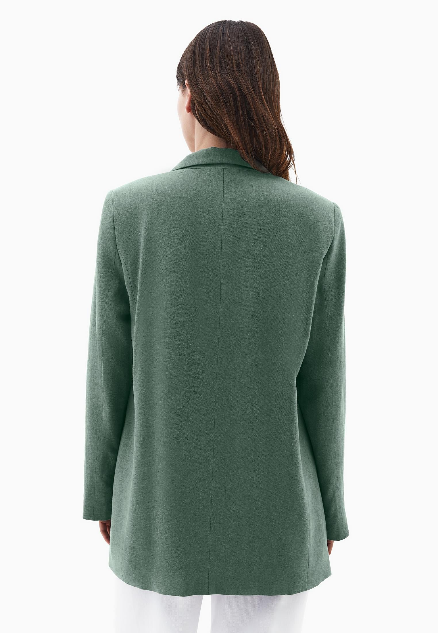 Blazer Jacket With Button Detail - LAUREL WREATH