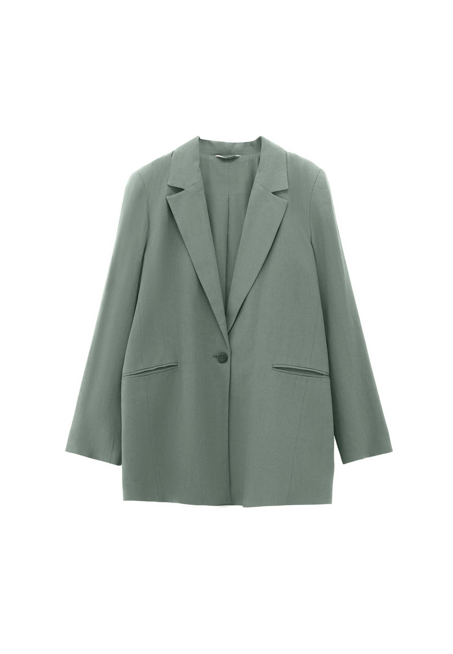 Blazer Jacket With Button Detail - LAUREL WREATH
