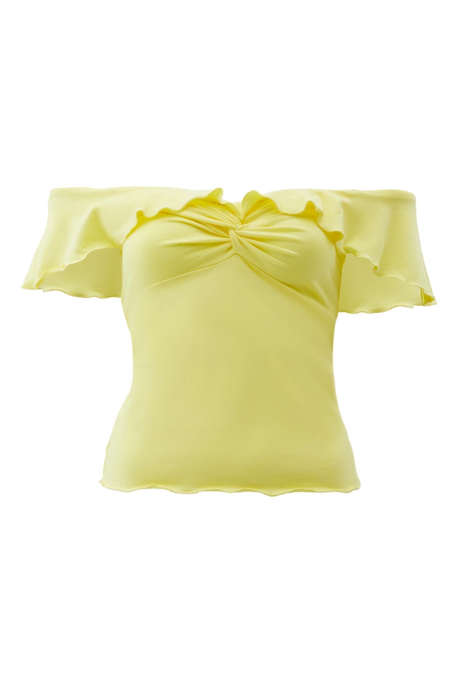 Off Shoulder Modal Blouse - LEMON VERBENA