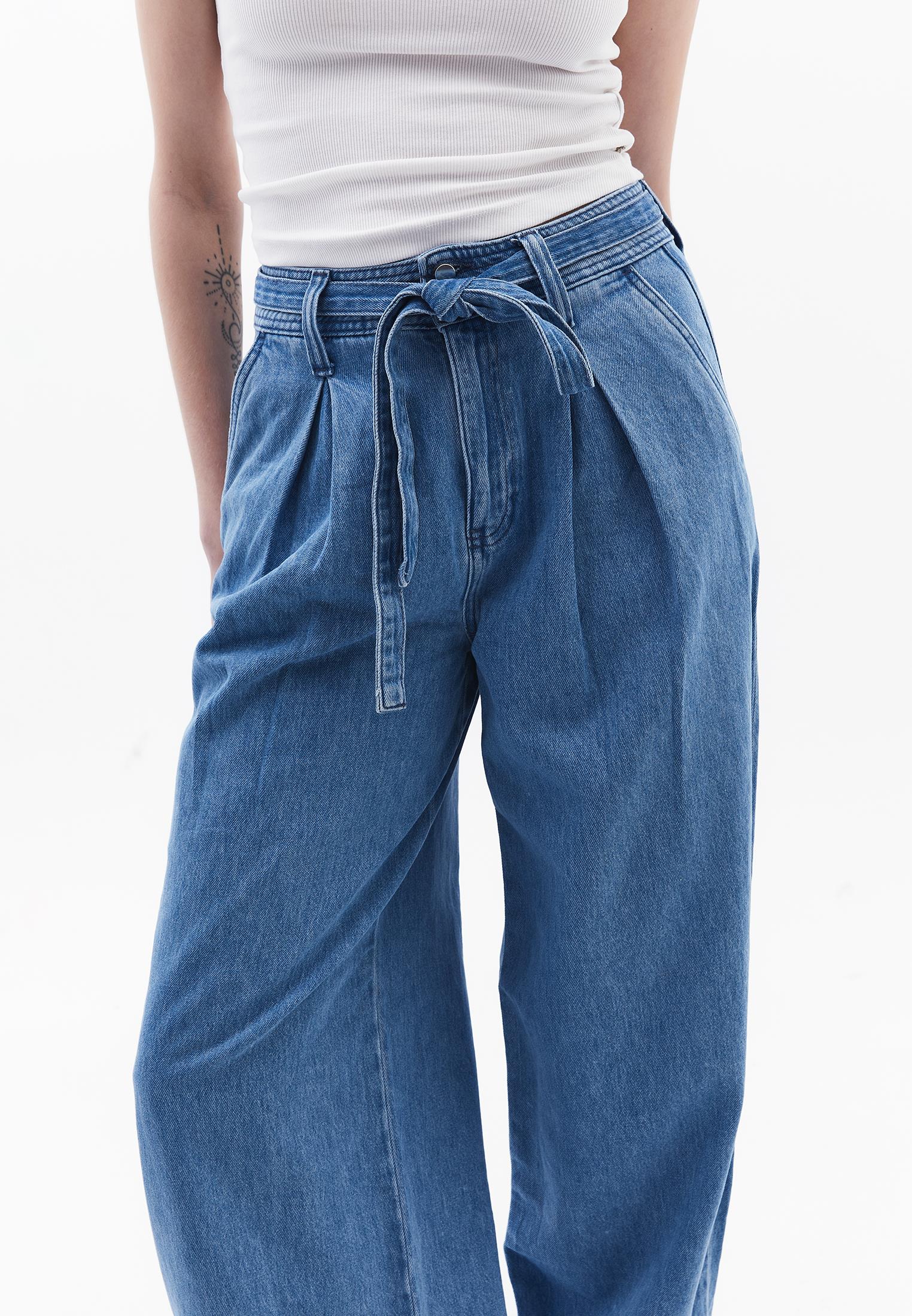 Balloon Pants - LIGHT BLUE DENIM
