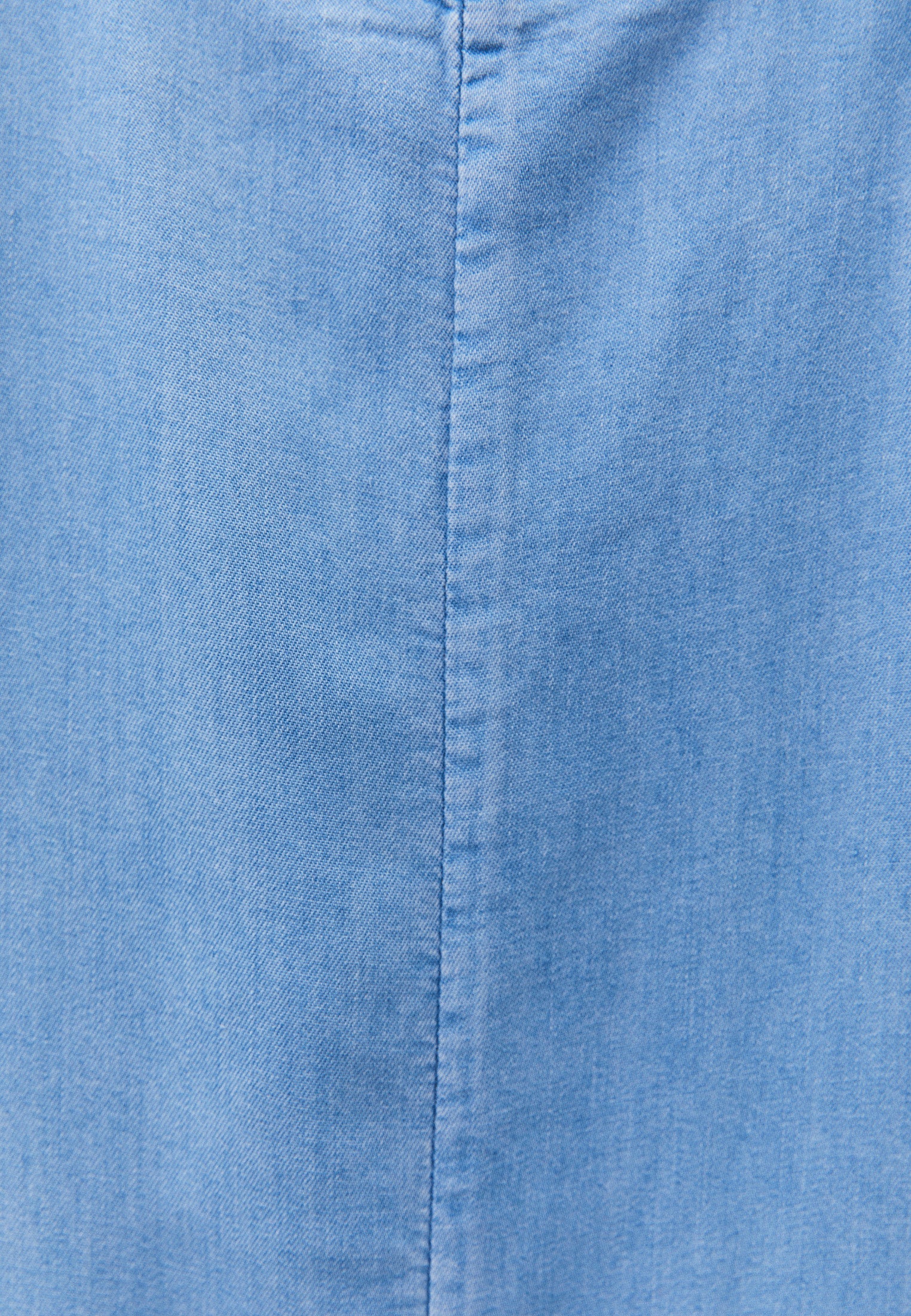 Midi Strappy A-Line Dress - LIGHT BLUE DENIM