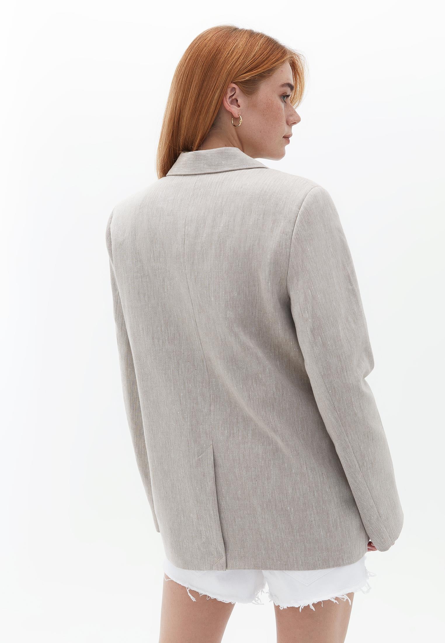 Oversize Jacket - LIGHT POTTING SOIL