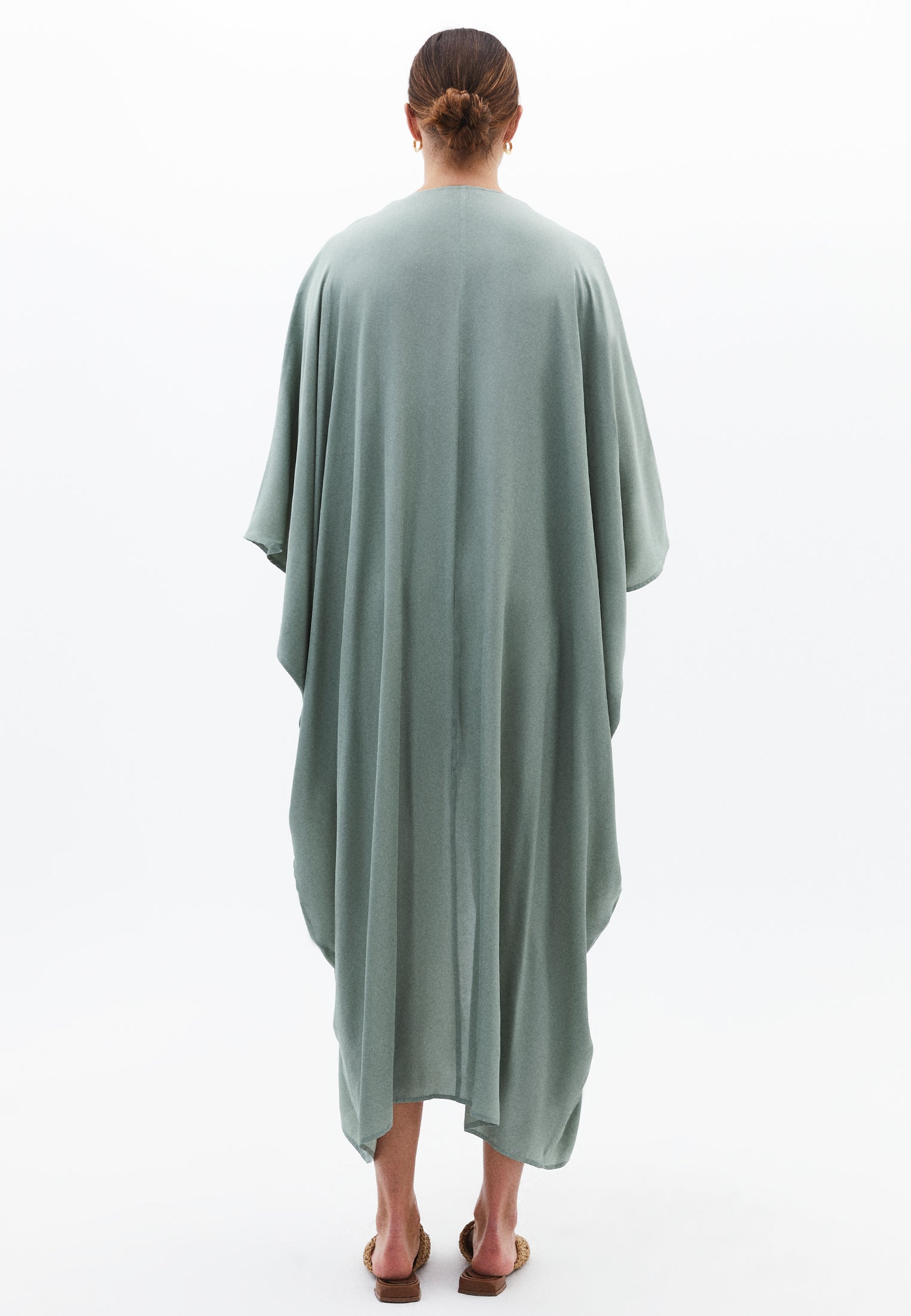 Kimono Sleeve Long Kimono - LILY PAD