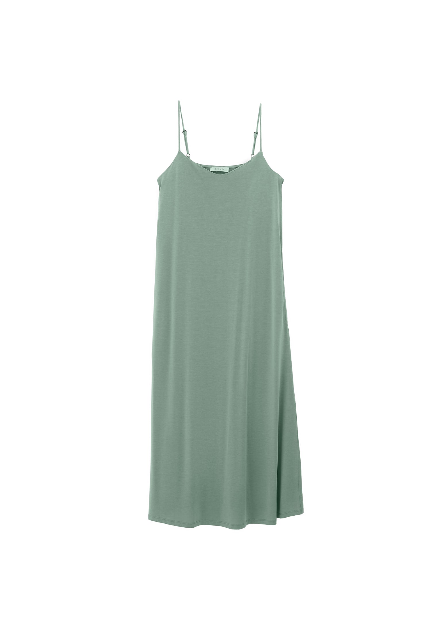 Sleeveless Strappy Midi Dress - LILY PAD