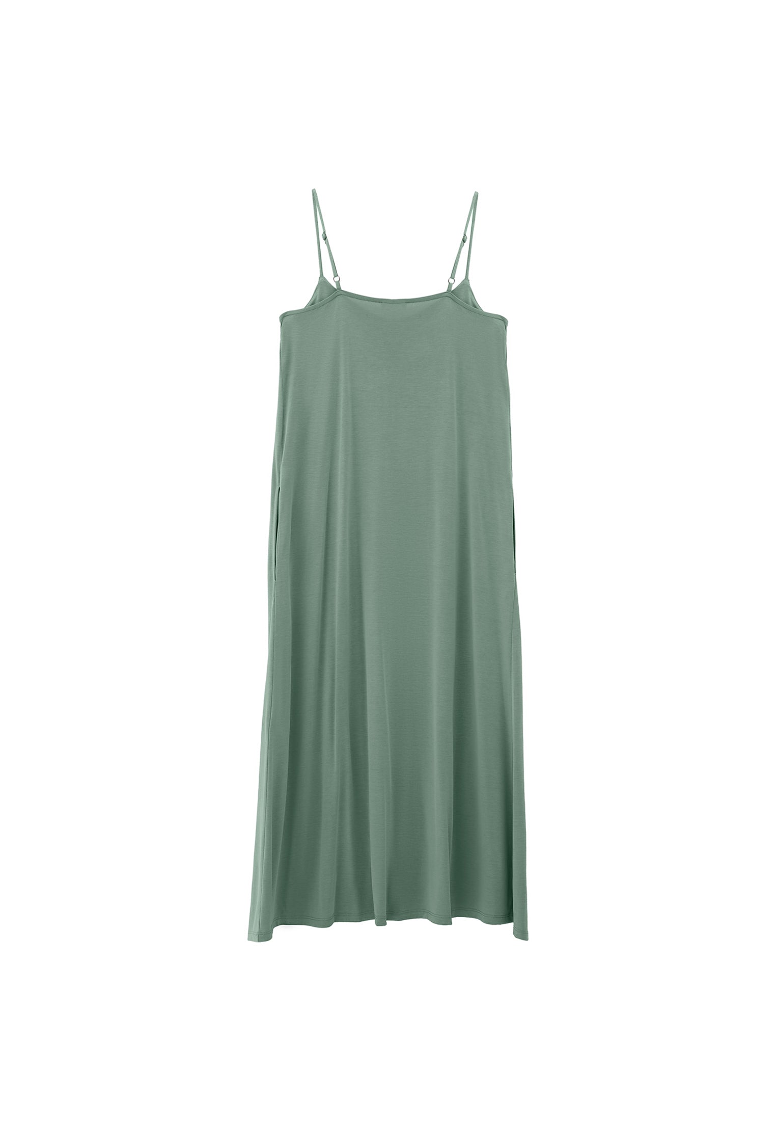 Sleeveless Strappy Midi Dress - LILY PAD
