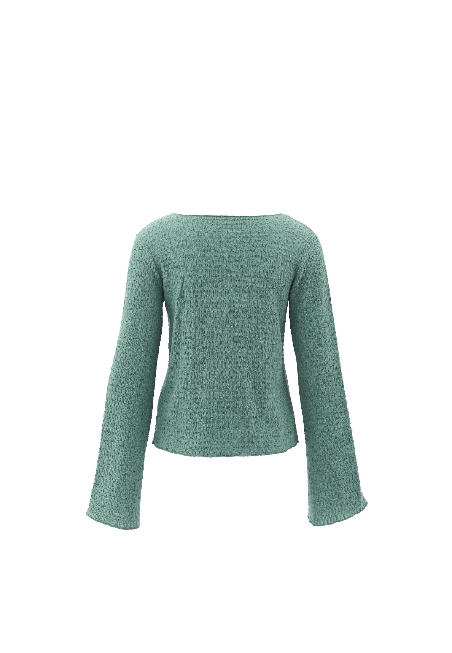 V Neck T-Shirt - LILY PAD