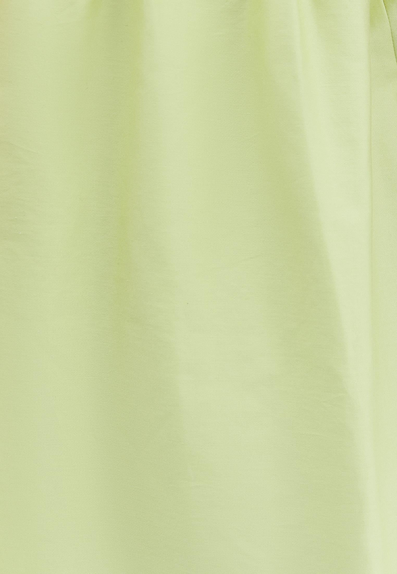 Strapless Balloon Form Summer Dress - LIME SHERBET