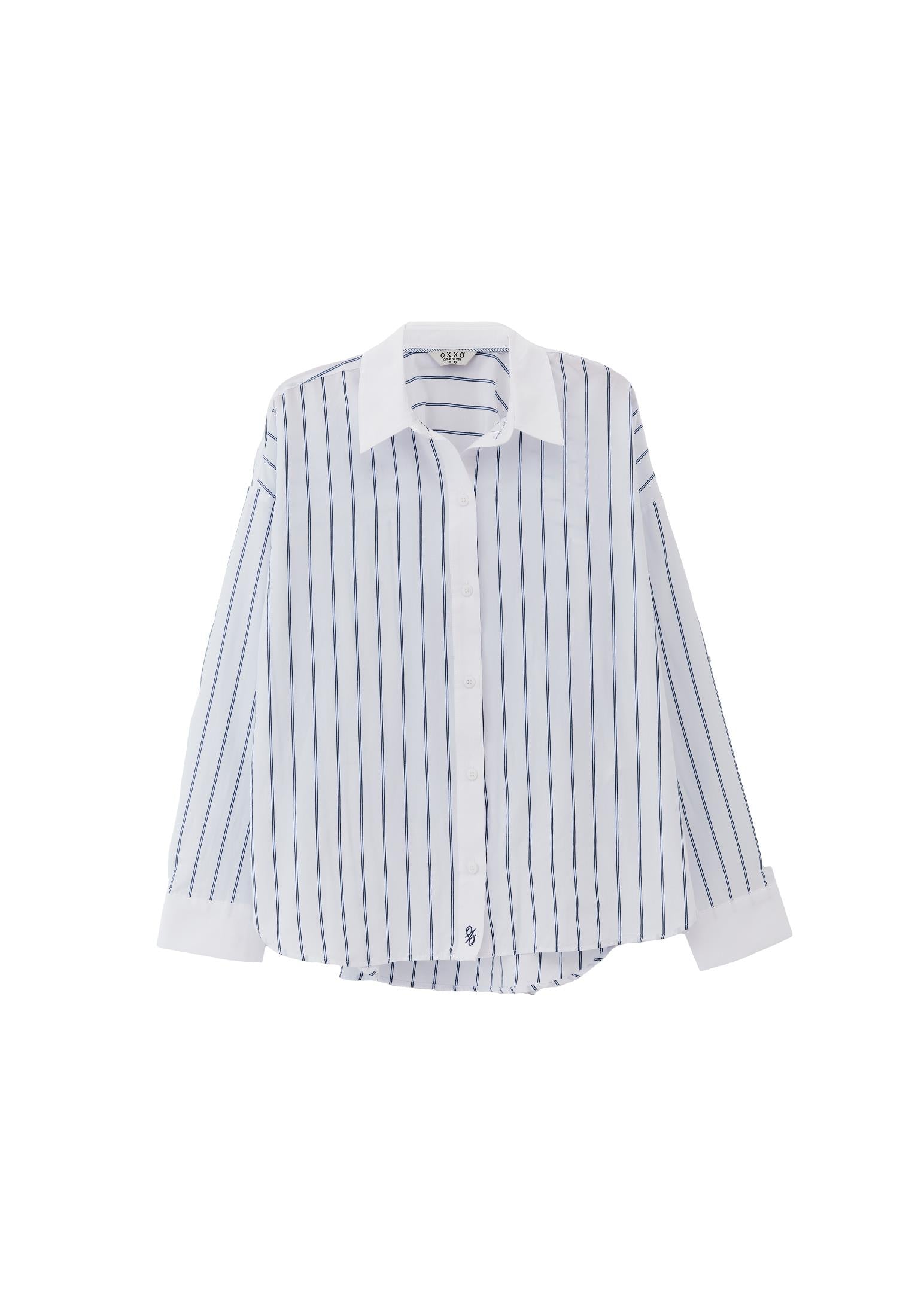 Buttoned Striped Woven Shirt - LIMOGES COMB STRIPE