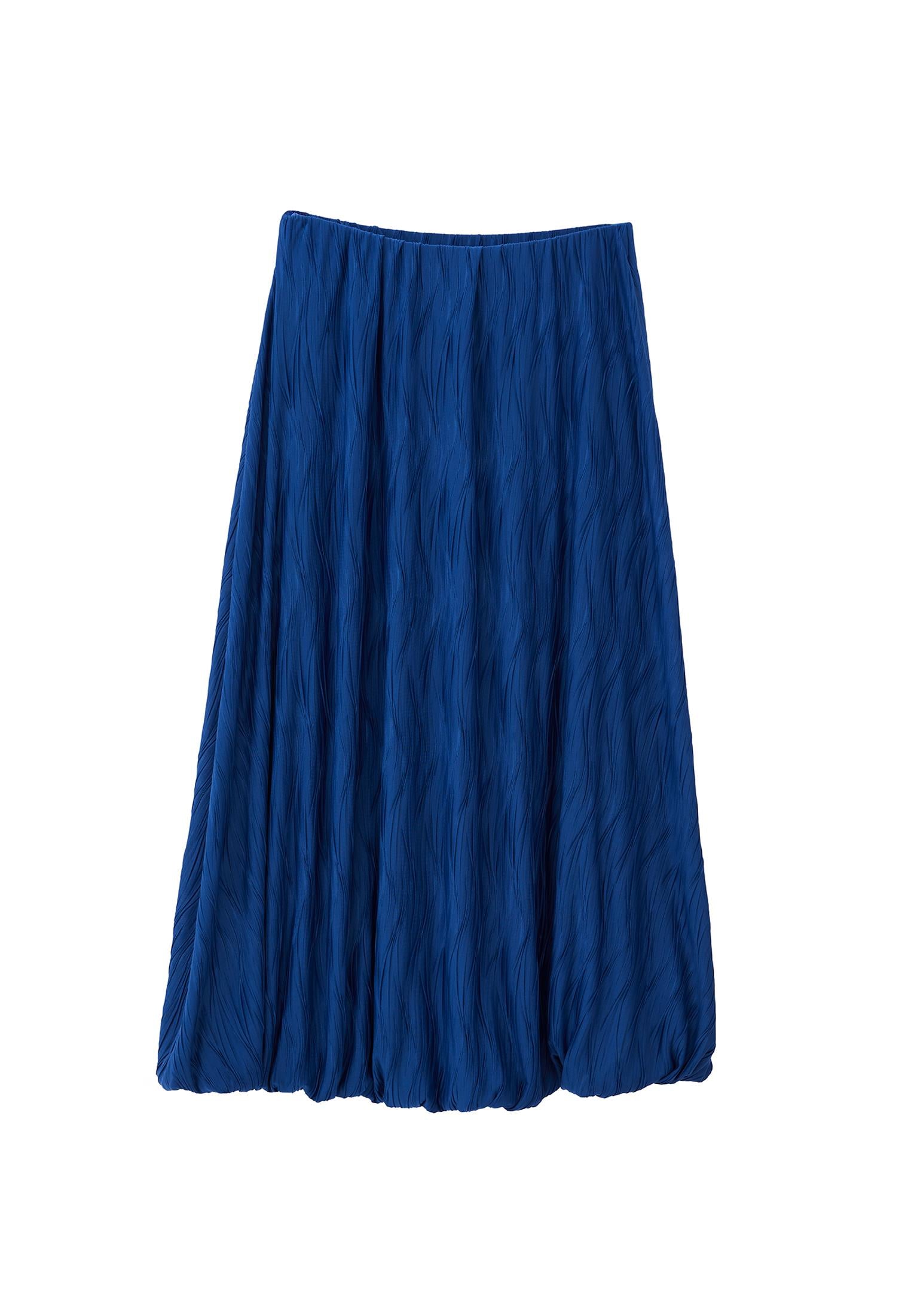 Balloon Form High Waist Long Skirt - LIMOGES
