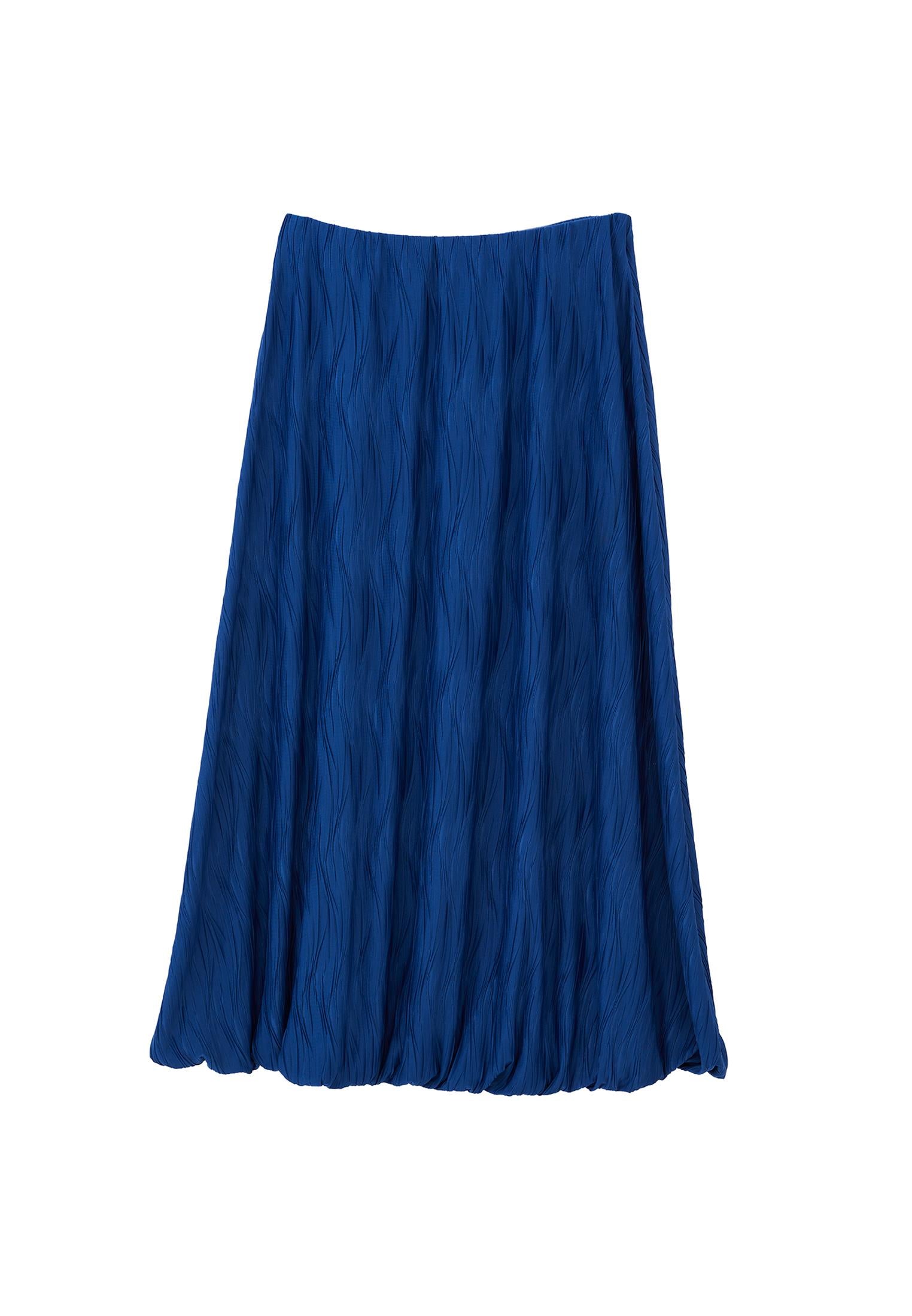 Balloon Form High Waist Long Skirt - LIMOGES