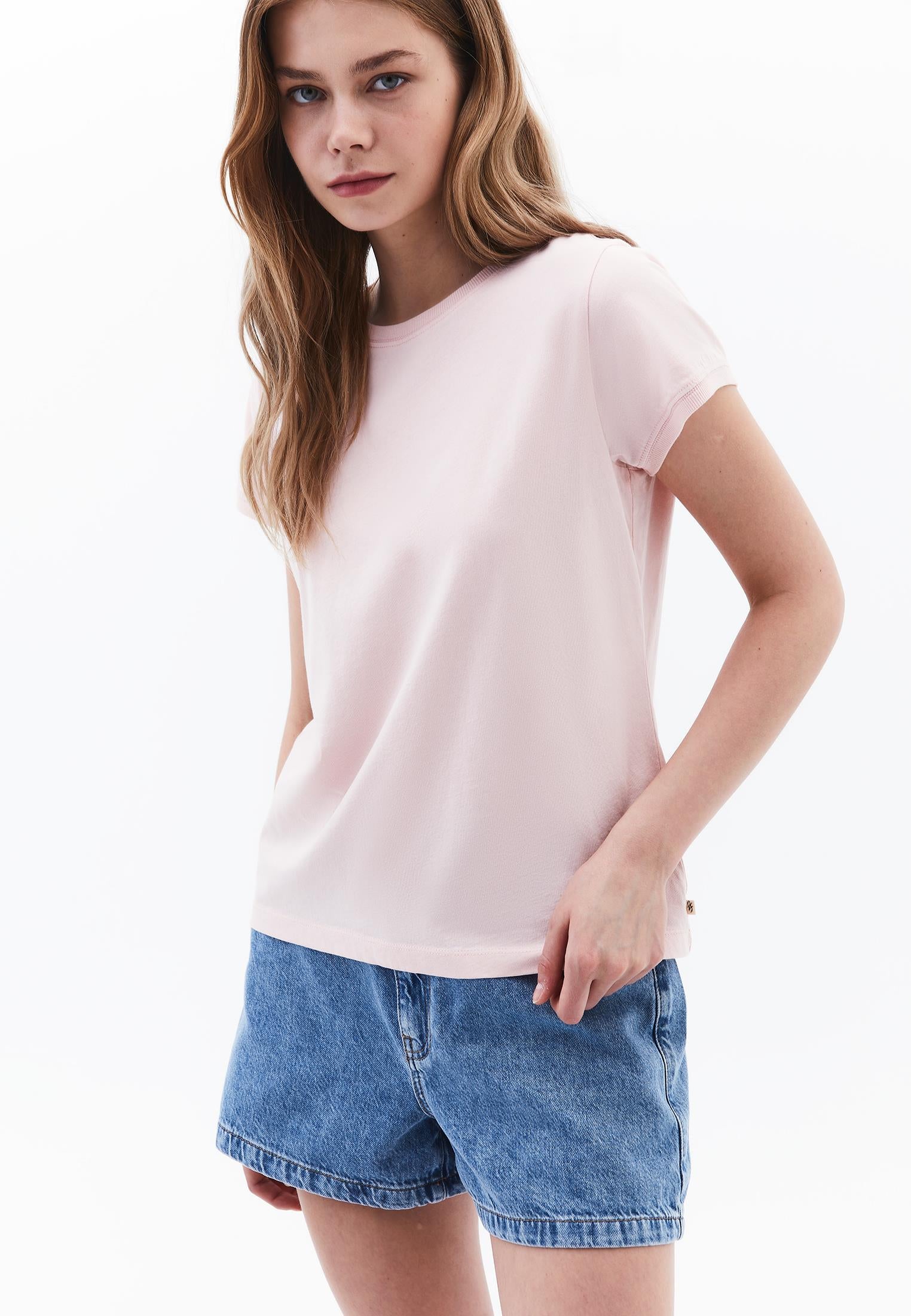 Crew Neck Short Sleeve T-Shirt - LOTUS