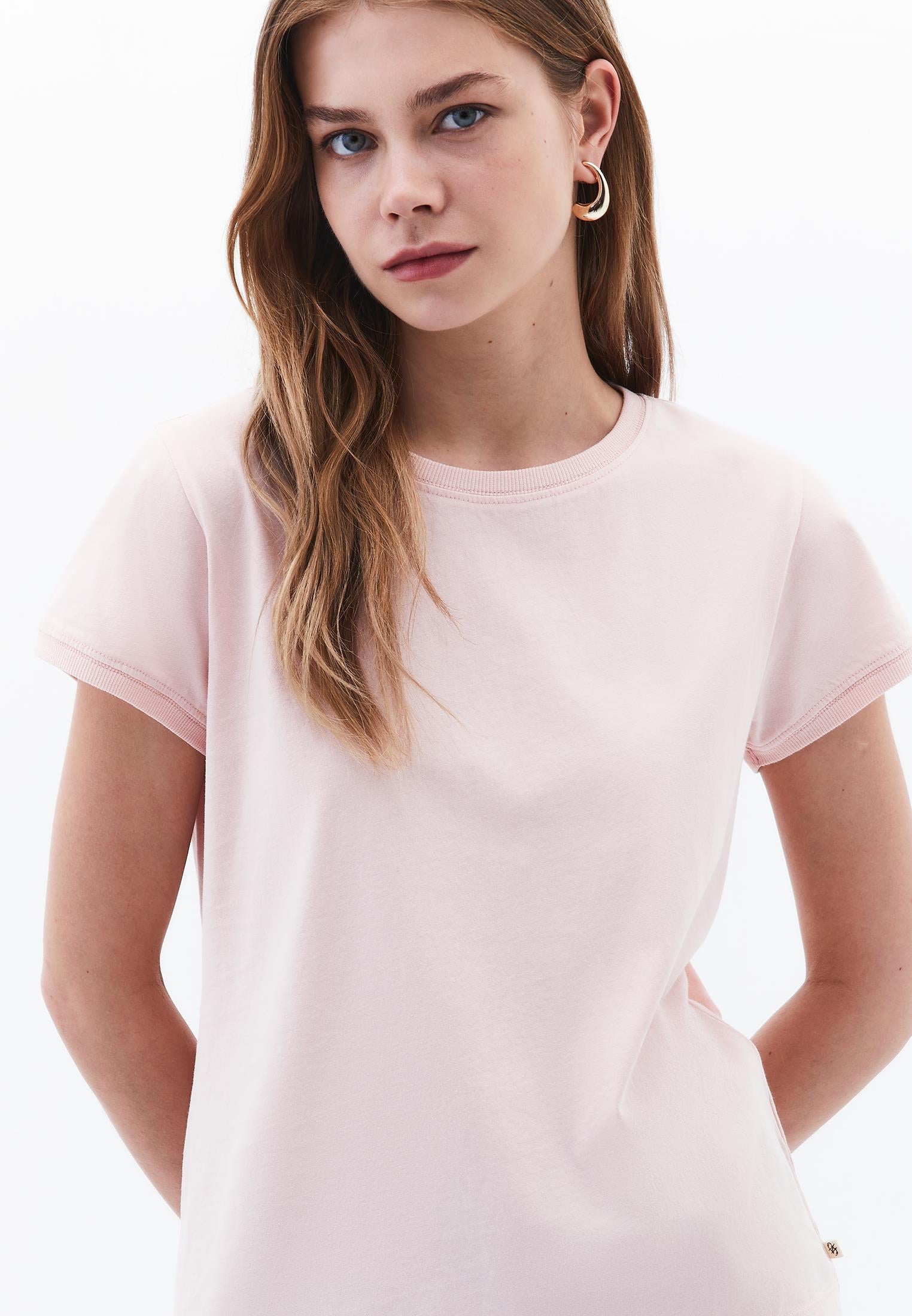 Crew Neck Short Sleeve T-Shirt - LOTUS