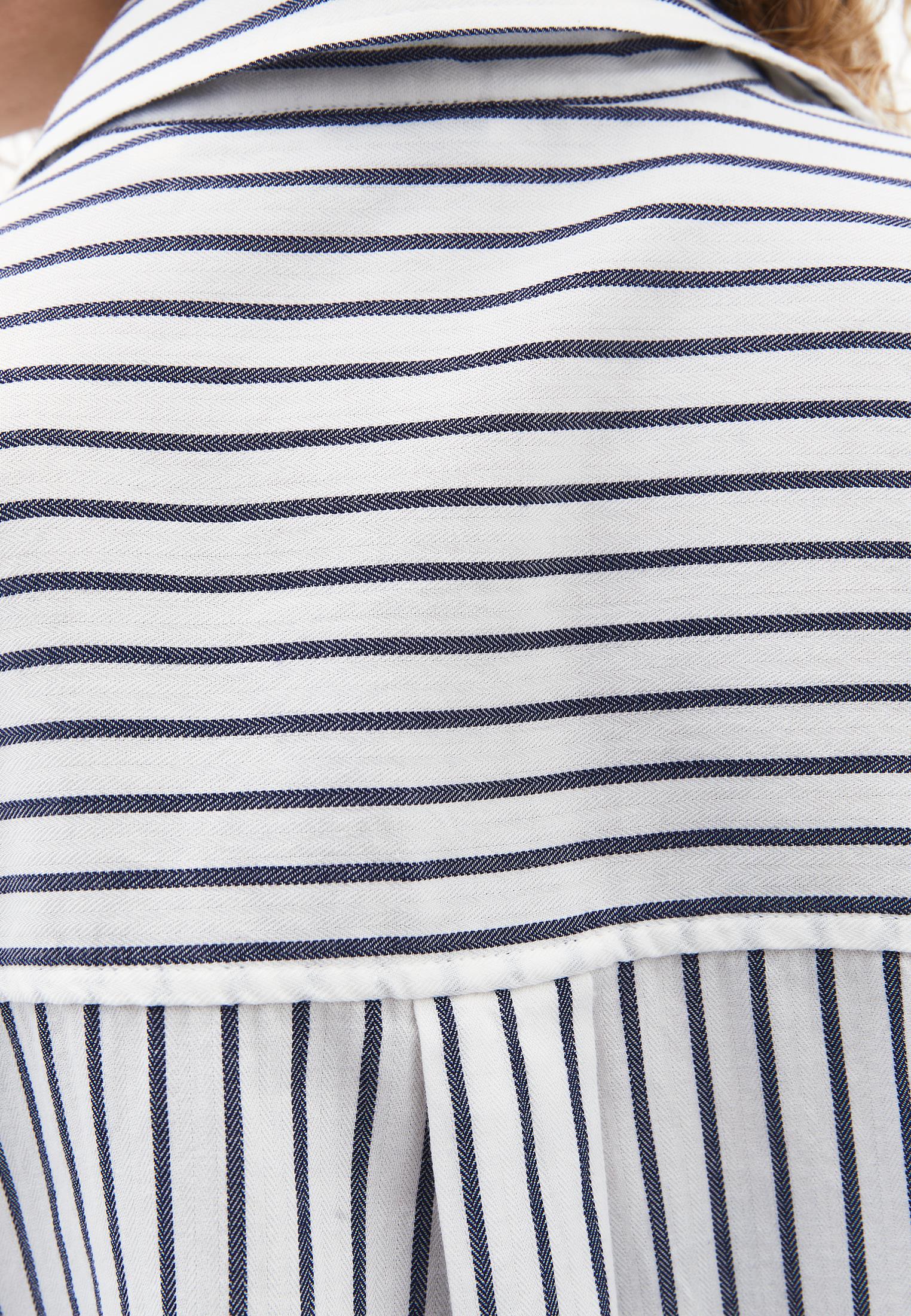 Striped Oversize Shirt - MEDIEVAL BLUE STRIPE