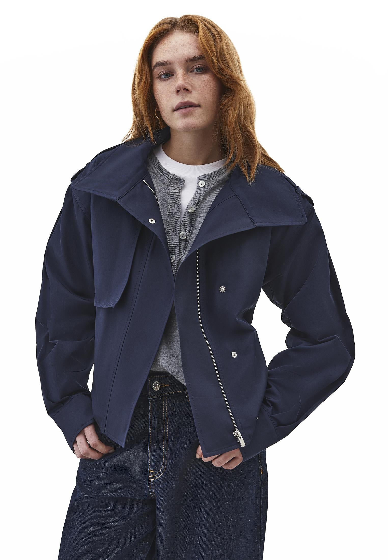Oversize Trenchcoat - MIDNIGHT