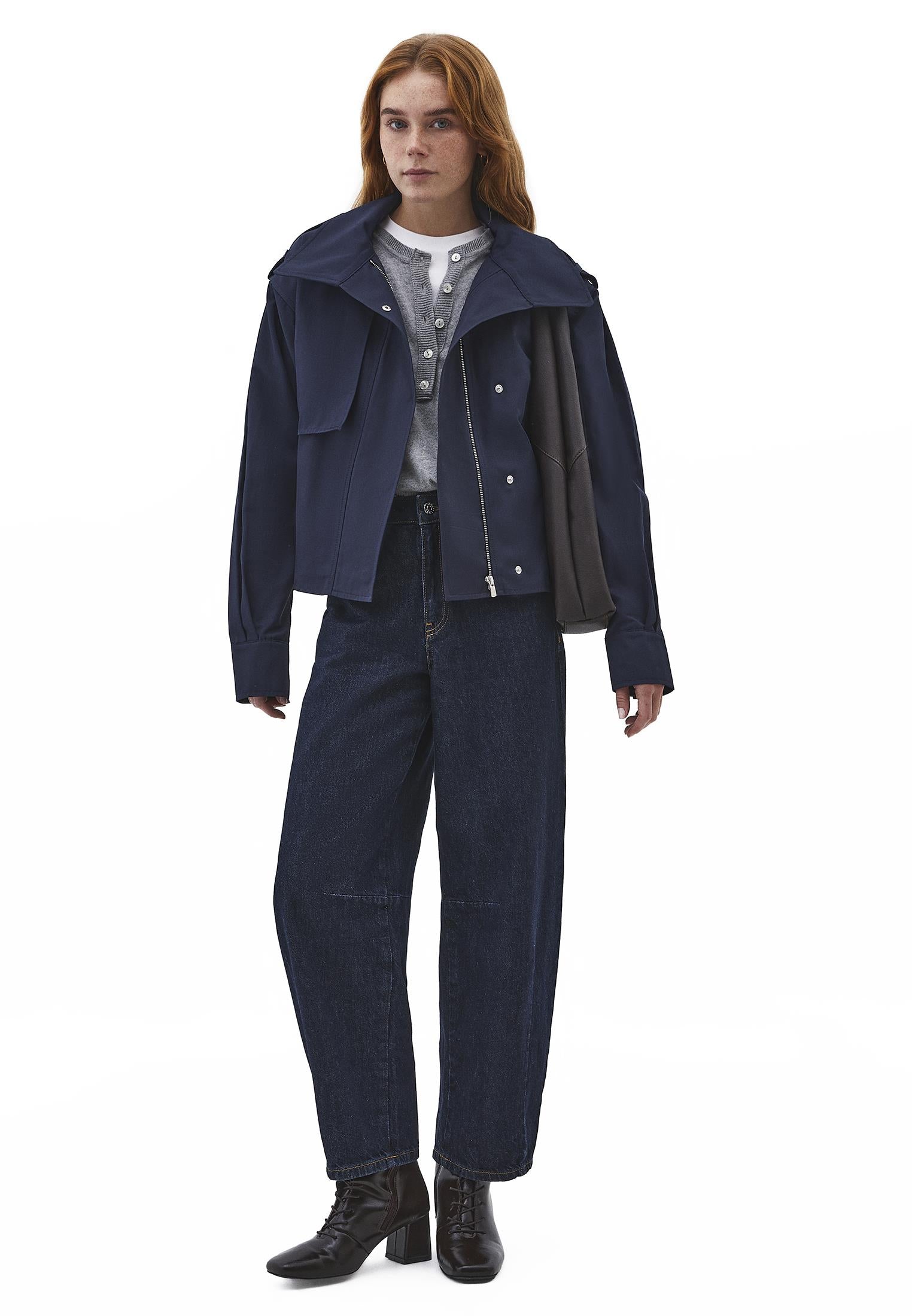 Oversize Trenchcoat - MIDNIGHT