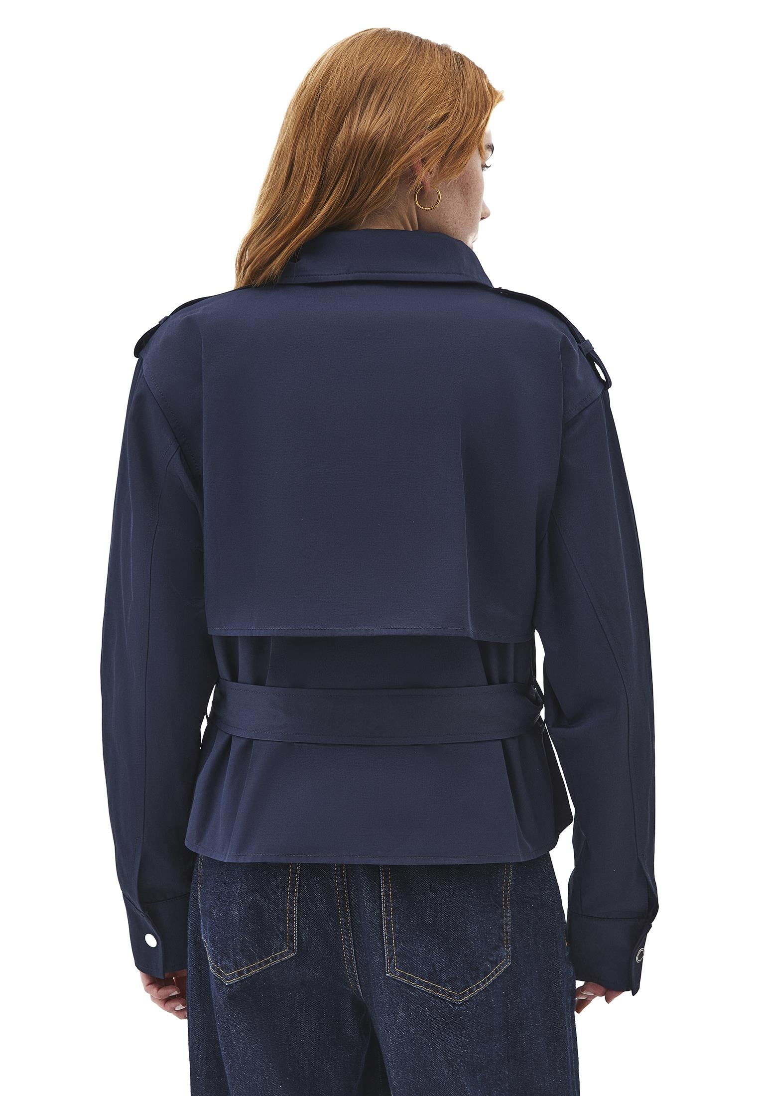 Oversize Trenchcoat - MIDNIGHT