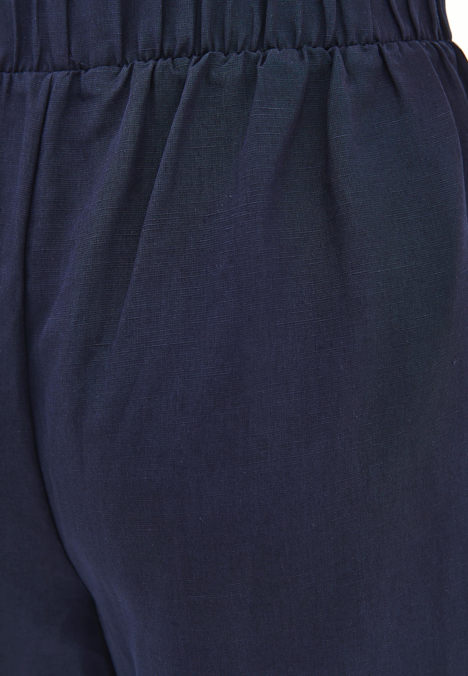 High Waist Wide Leg Pants - MIDNIGHT