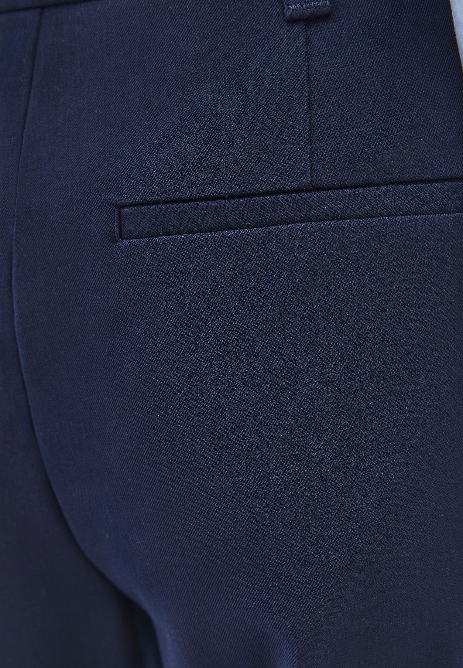Pleated Standard Wide Leg Pants - MIDNIGHT