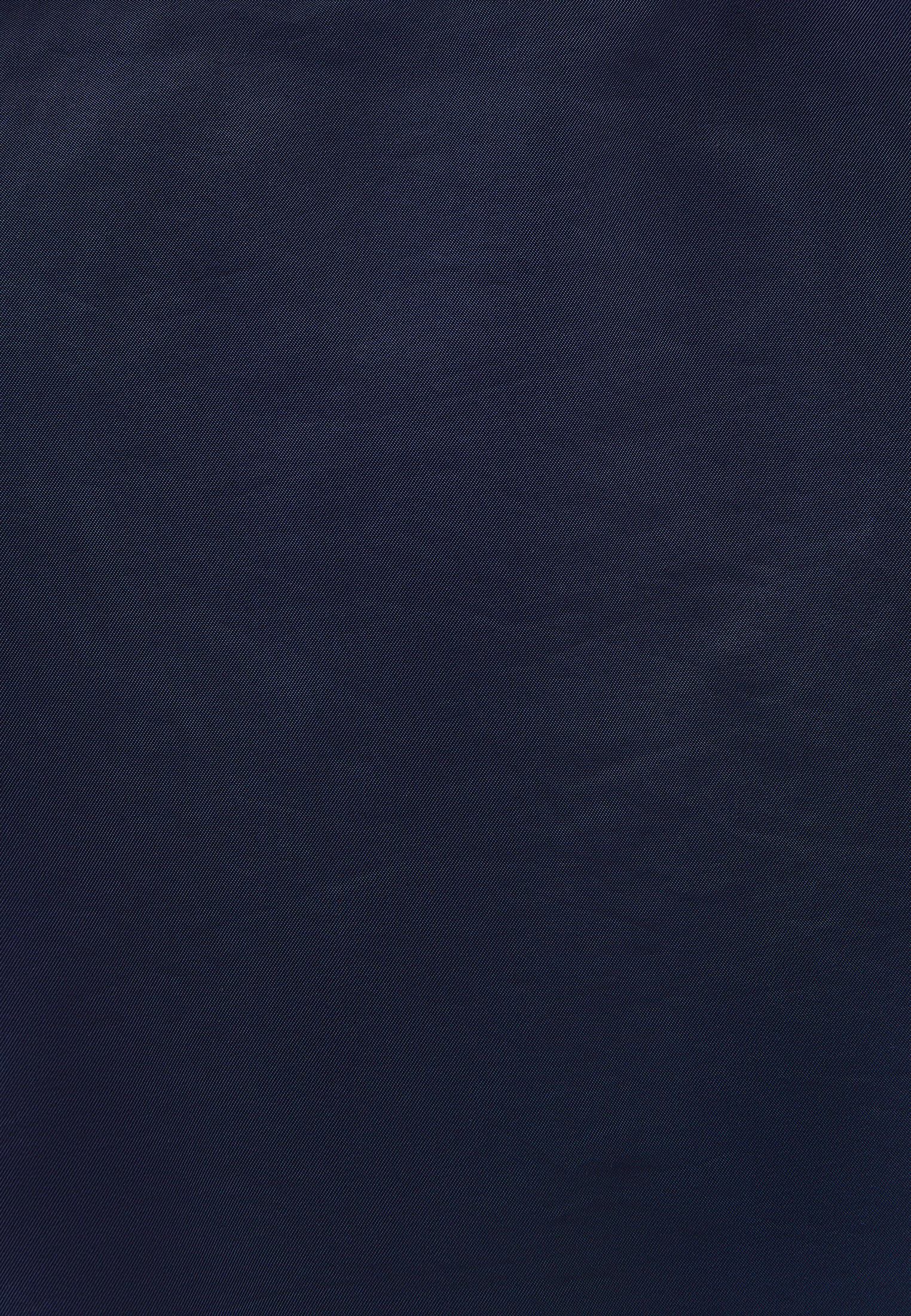 Shirt Collar Standard Jacket With Pocket And Zipper Details - MIDNIGHT