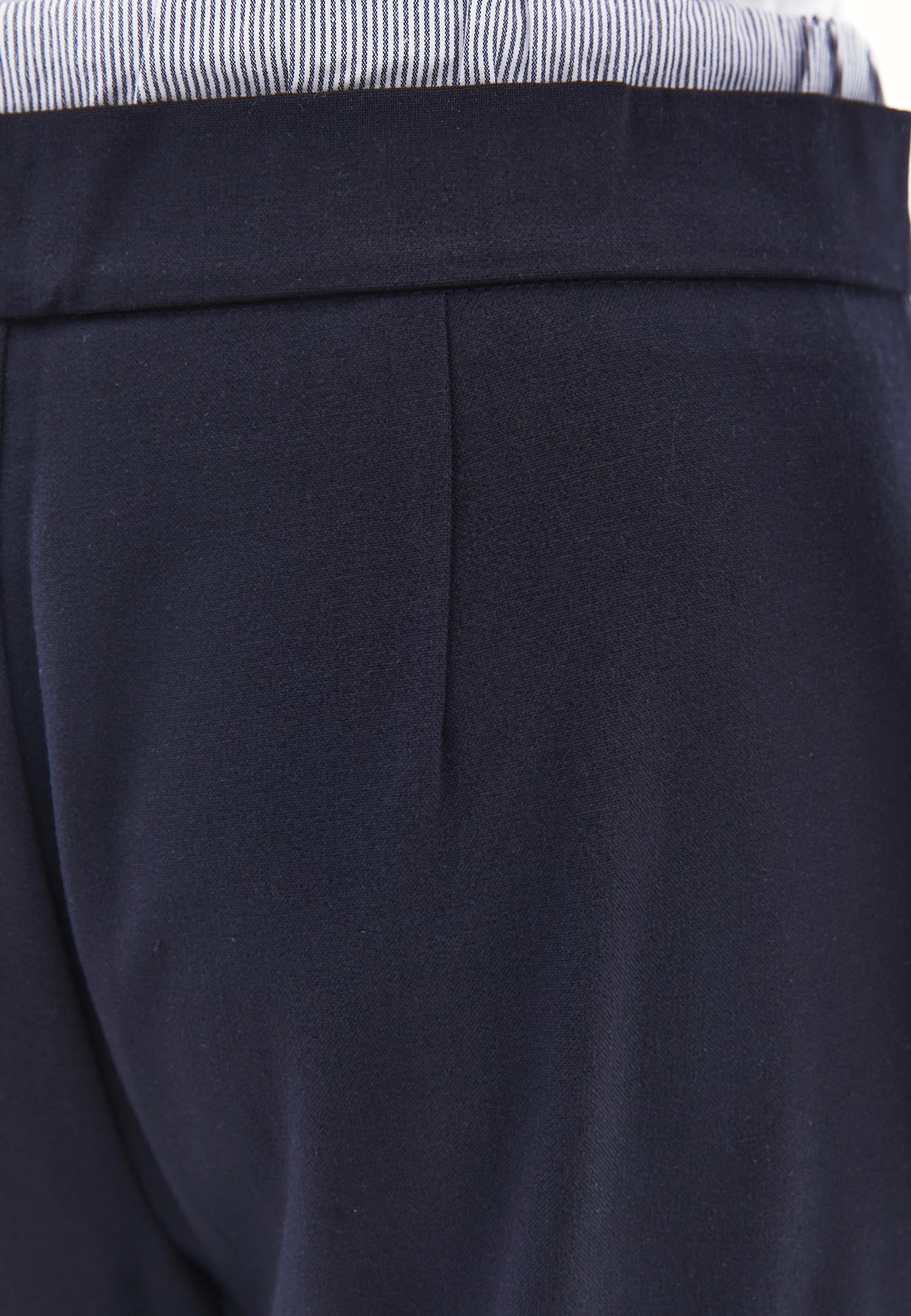 Normal Waist Straight Leg Pants - MIDNIGHT