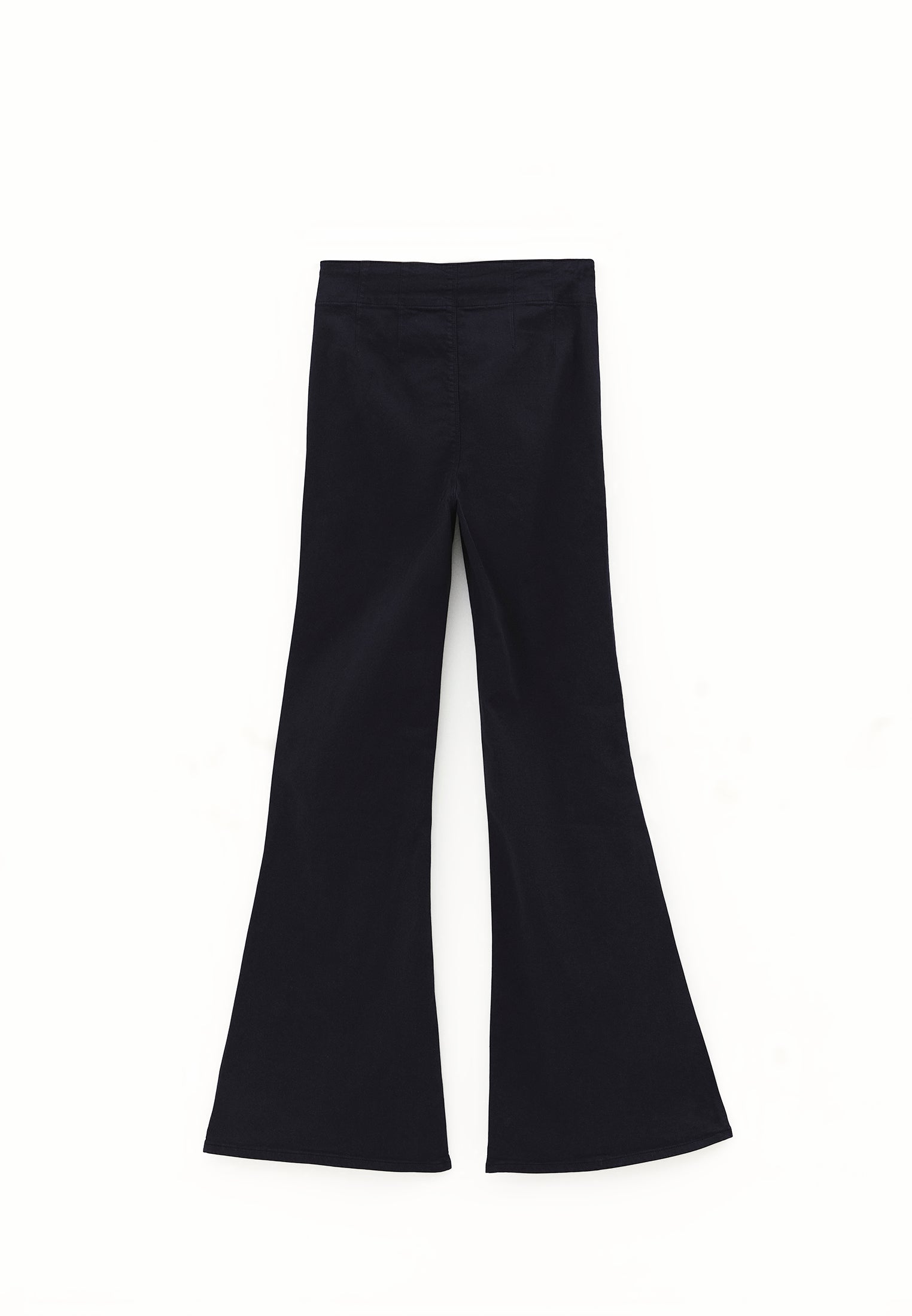 Long Slit Spanish Flared Pants - MIDNIGHT