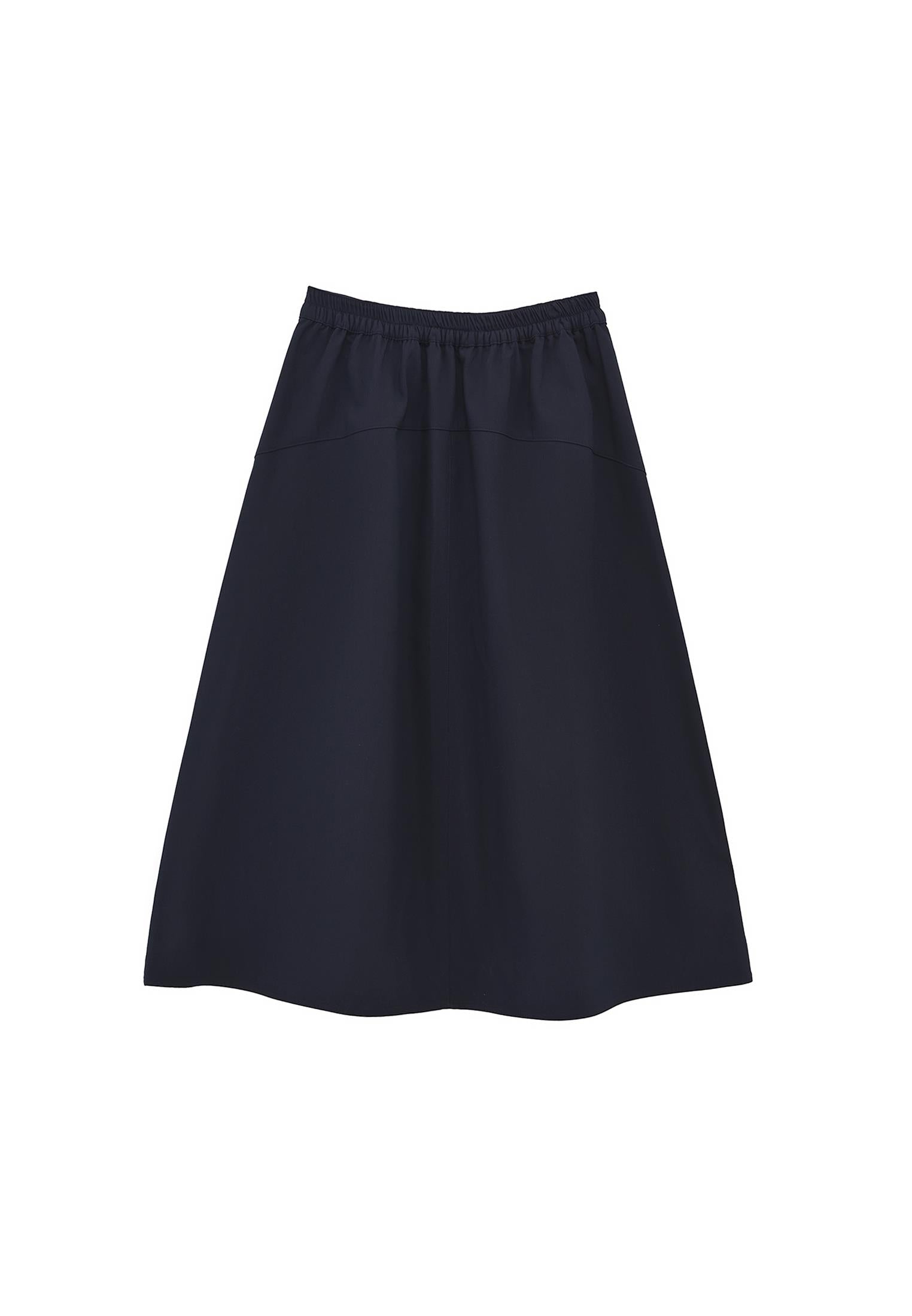 A-Line Midi Skirt - MIDNIGHT