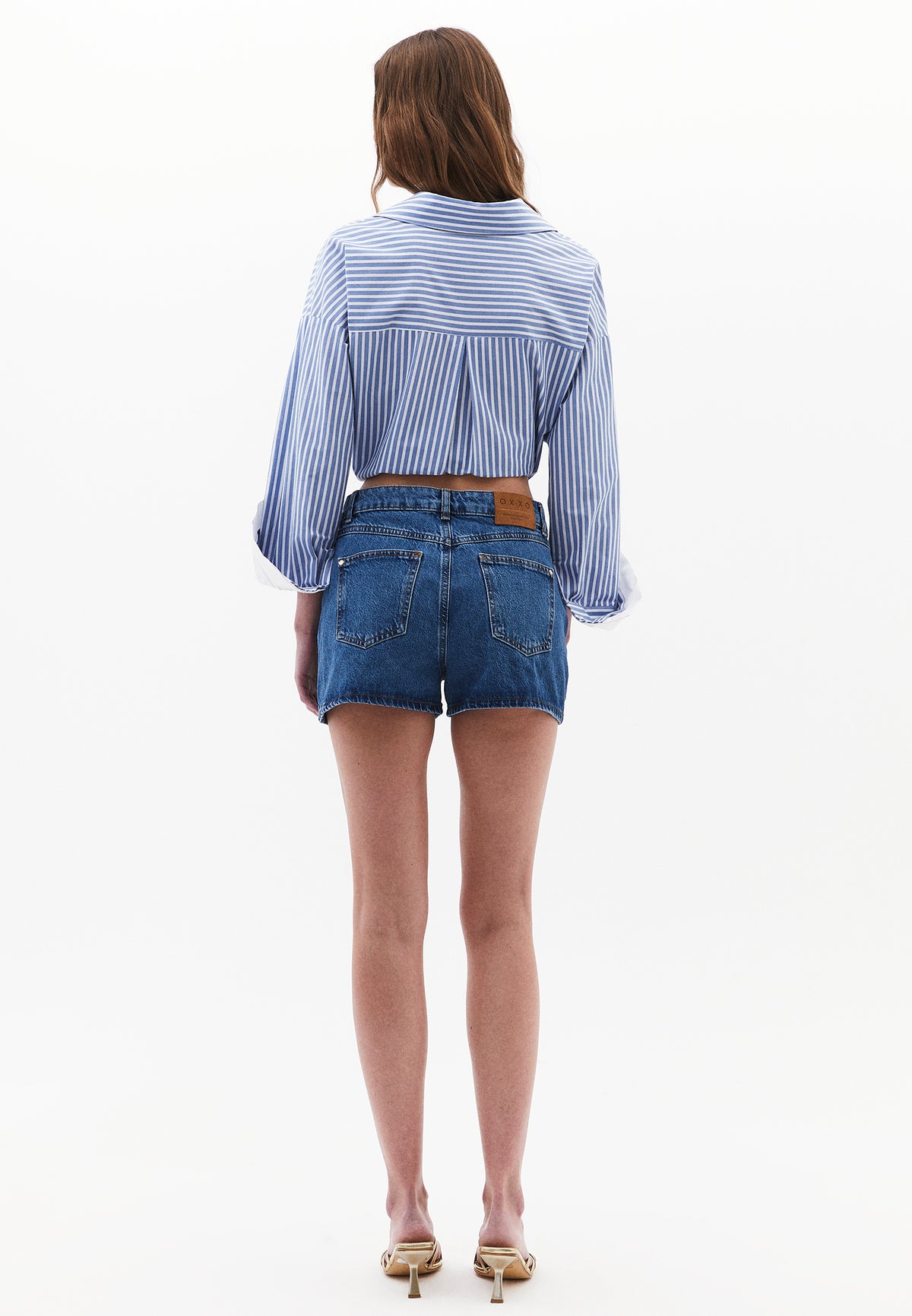 Shorts - MID BLUE DENIM