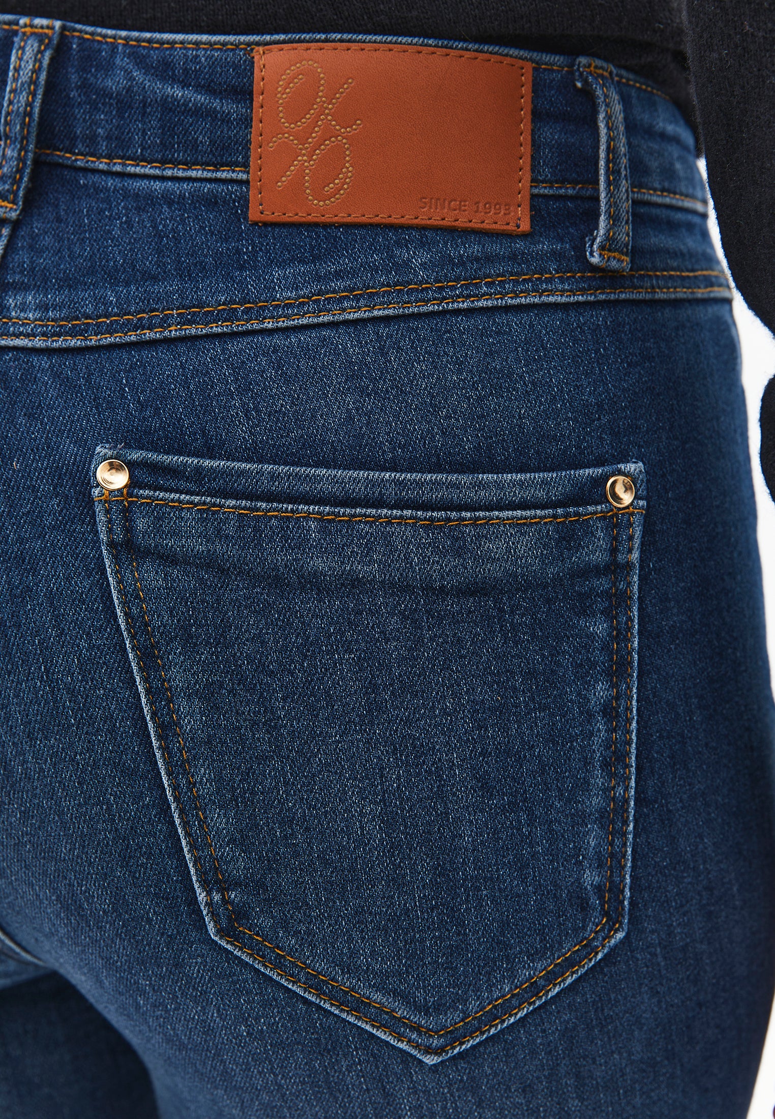 Skinny Ultra High Waist Jeans - MID BLUE DENIM