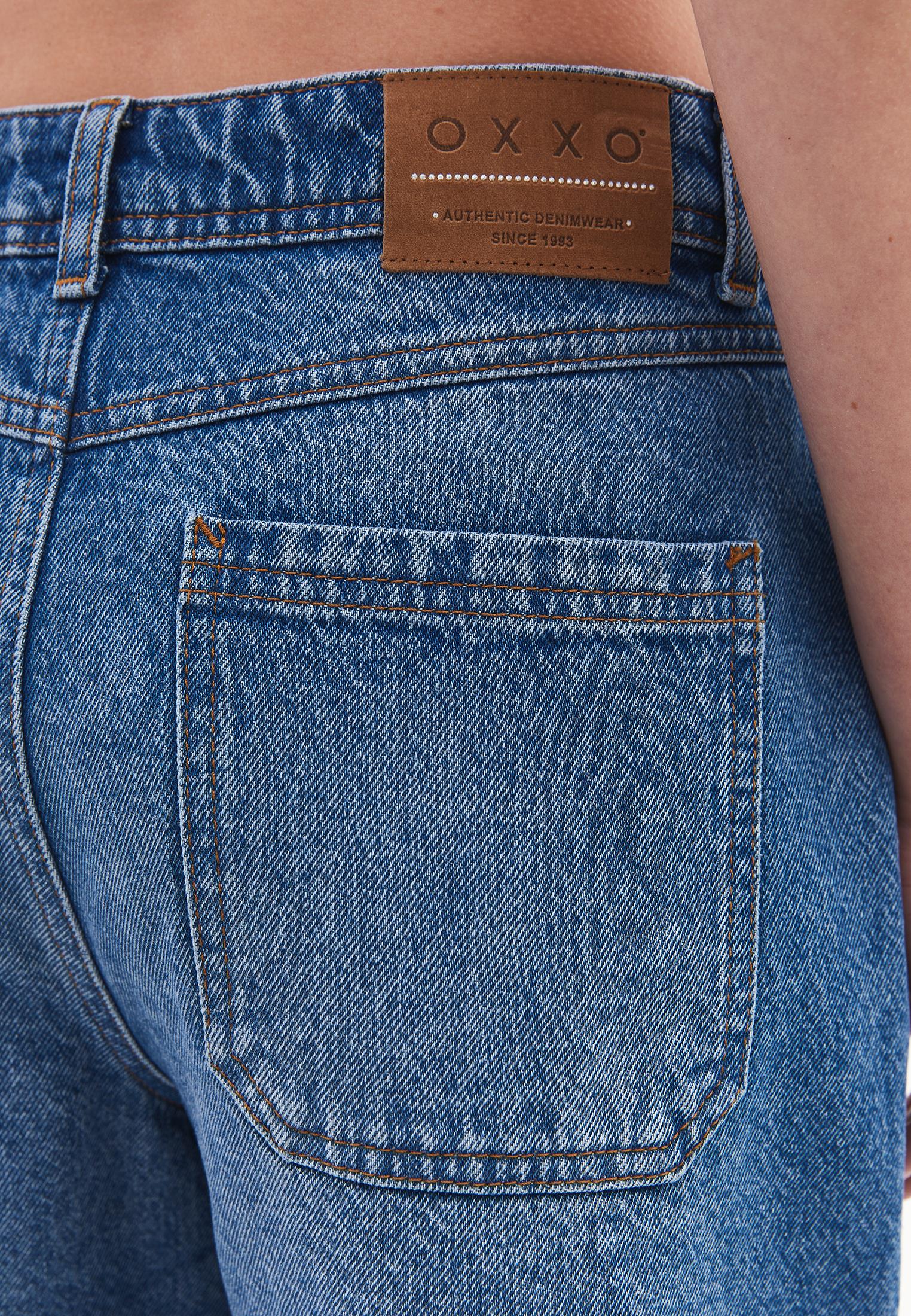 Denim Summer Shorts - MID BLUE DENIM