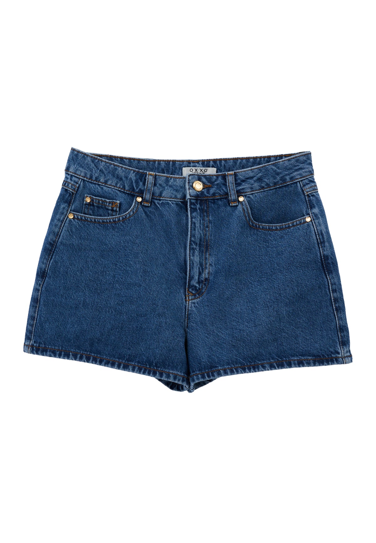 Shorts - MID BLUE DENIM